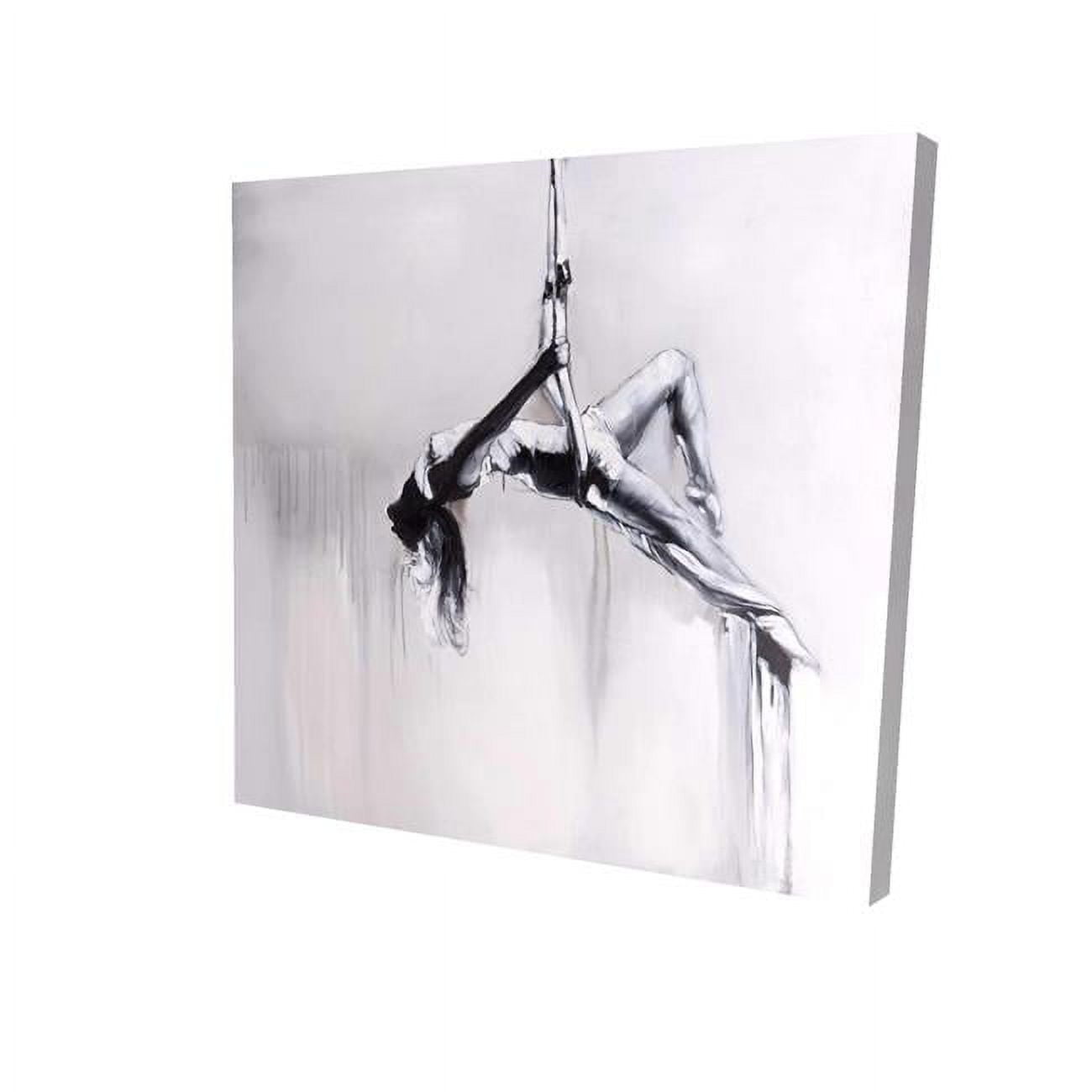 12 x 12 in. Dancer on Aerial Contortion-Print on Canvas