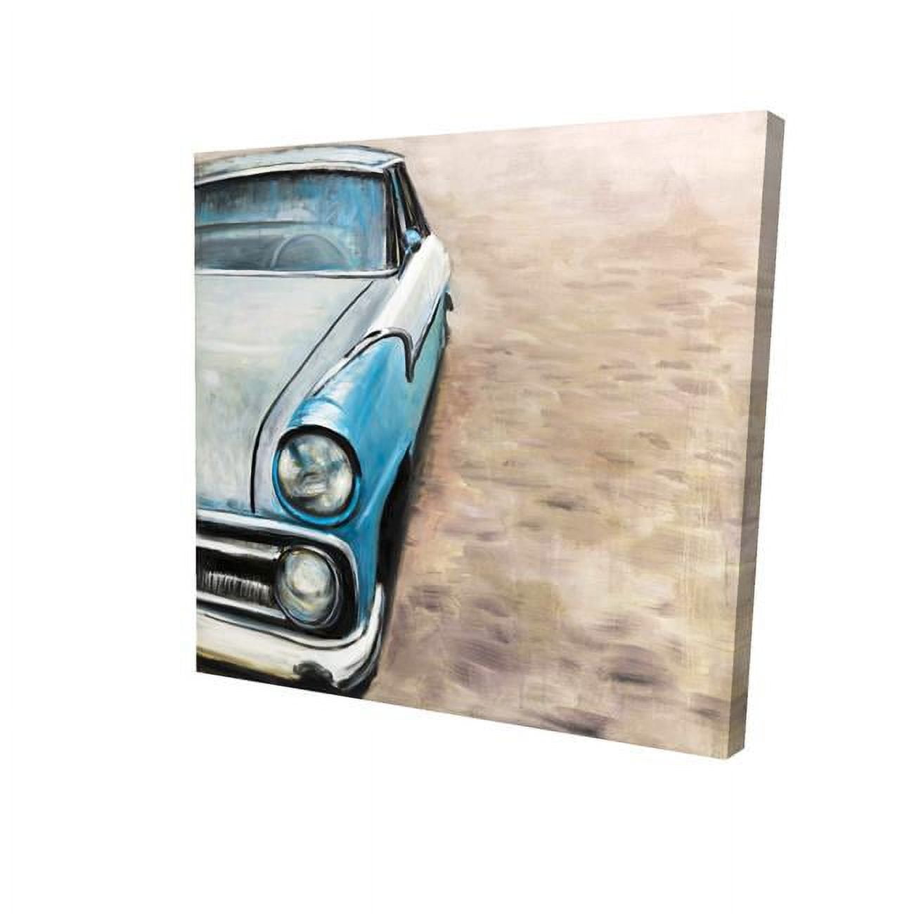 12 x 12 in. Old Classic Car-Print on Canvas