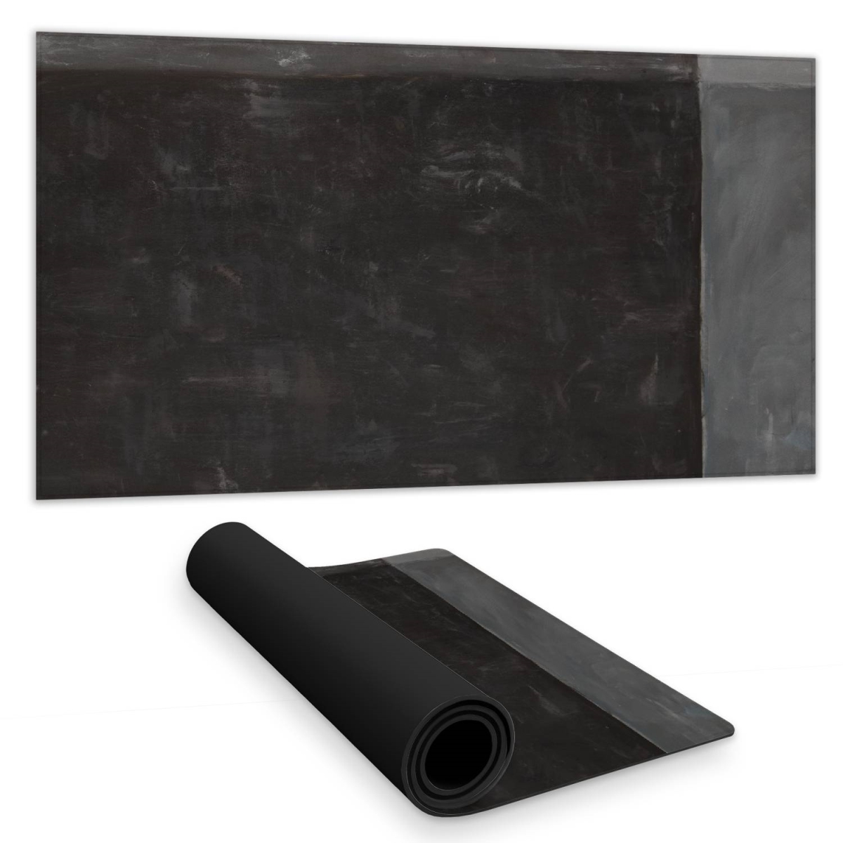 C1DM1531SLWZWV 16 x 32 in. Abstract Gray Desk Mat - Four Shades of Gray Home Decor