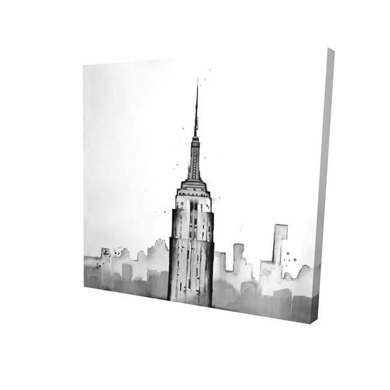 12 x 12 in. Empire State Building-Print on Canvas
