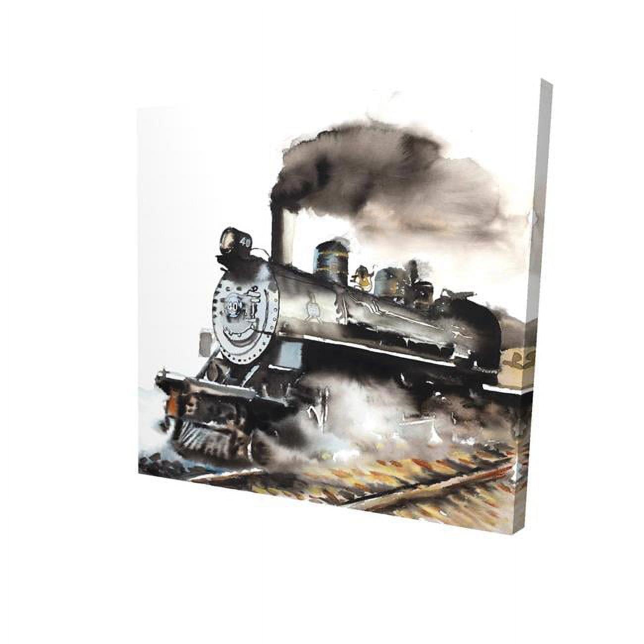 12 x 12 in. Vintage Steam Train-Print on Canvas