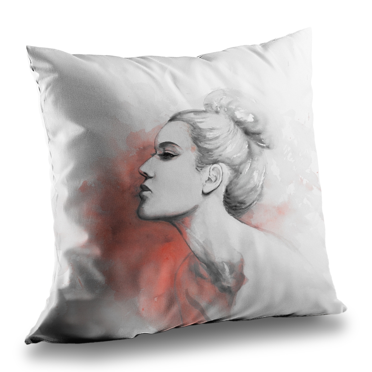 C1PT1414SRU1YV 14 x 14 in. Deliberation Bedroom Figurative Poly Twill Throw Pillow - Home Decor