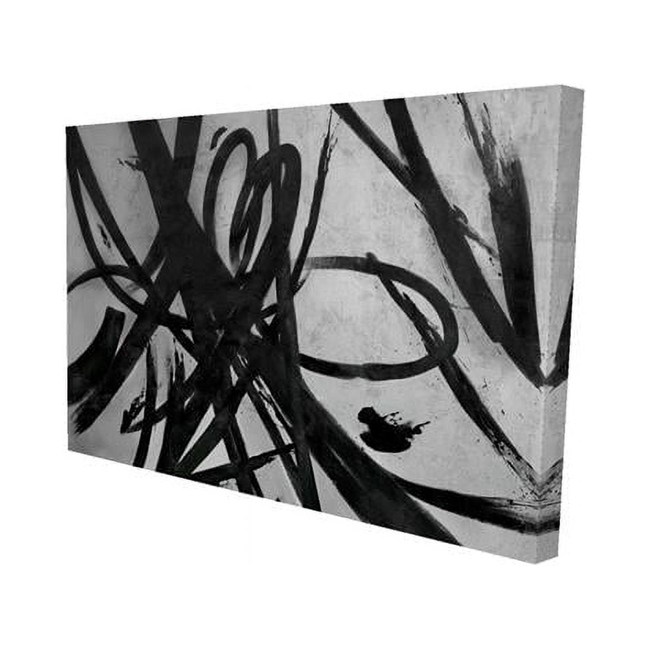 12 x 18 in. Circular Strokes-Print on Canvas