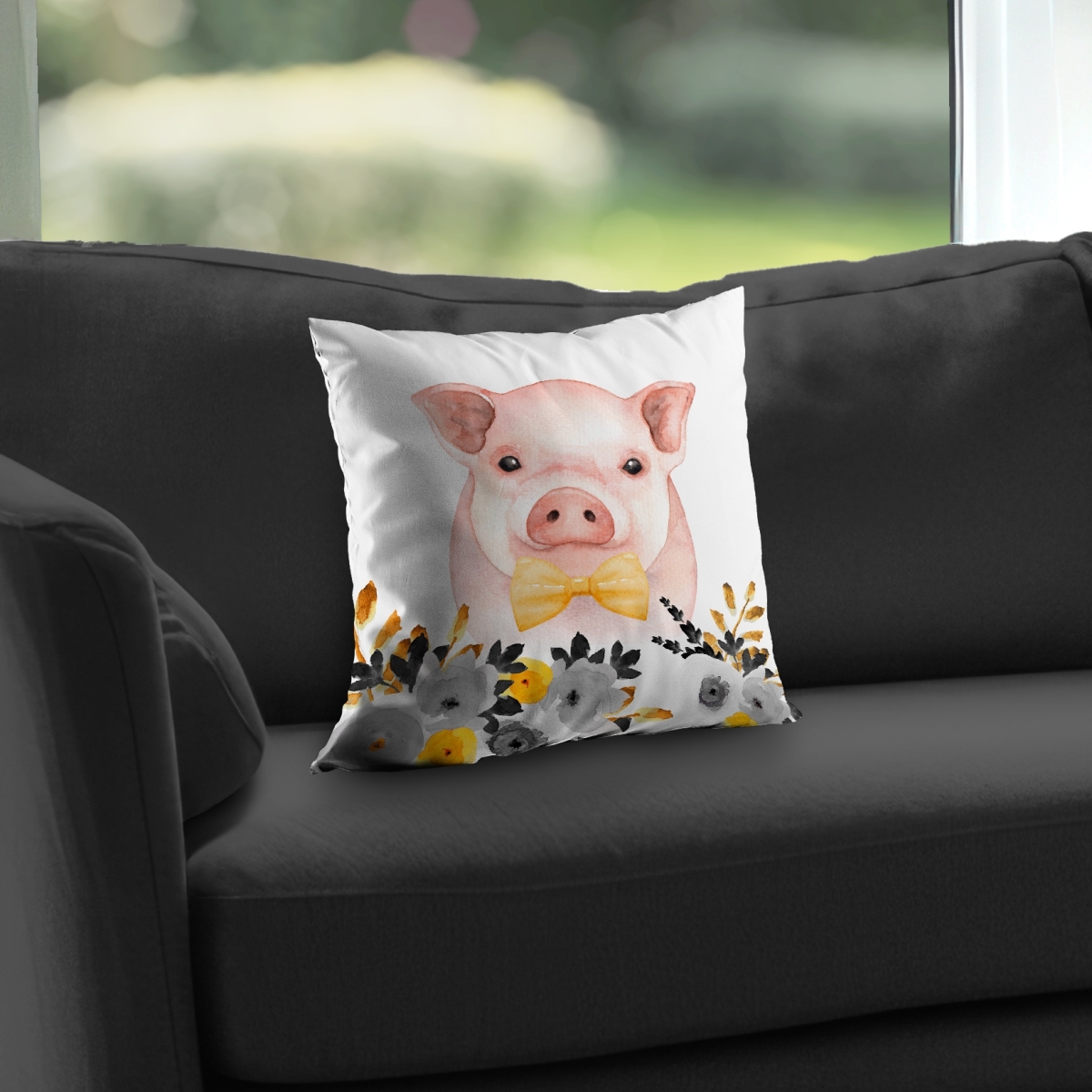 C1PT141458Q4IS 14 x 14 in. Chic Pig Pink Poly Twill Throw Pillow Insert - Home Decor