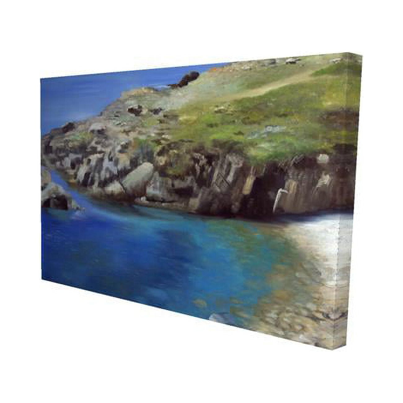 12 x 18 in. Spanish Coast-Print on Canvas
