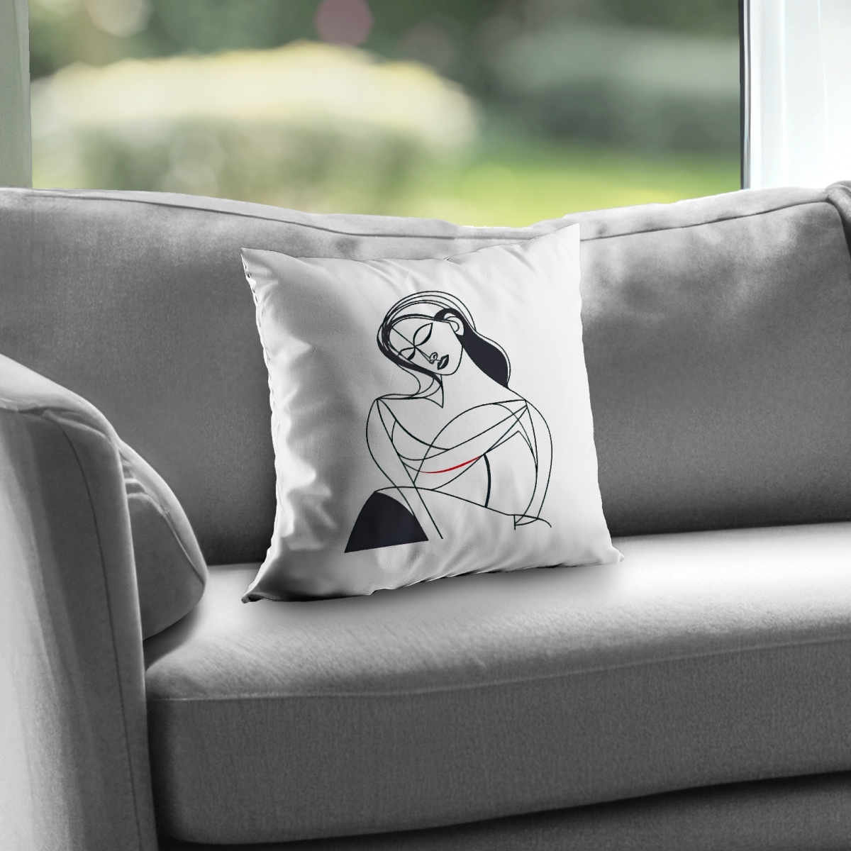 C1PT1414C9K9RL 14 x 14 in. A Mothers Love Bathroom Figurative Throw Pillow - Home Decor