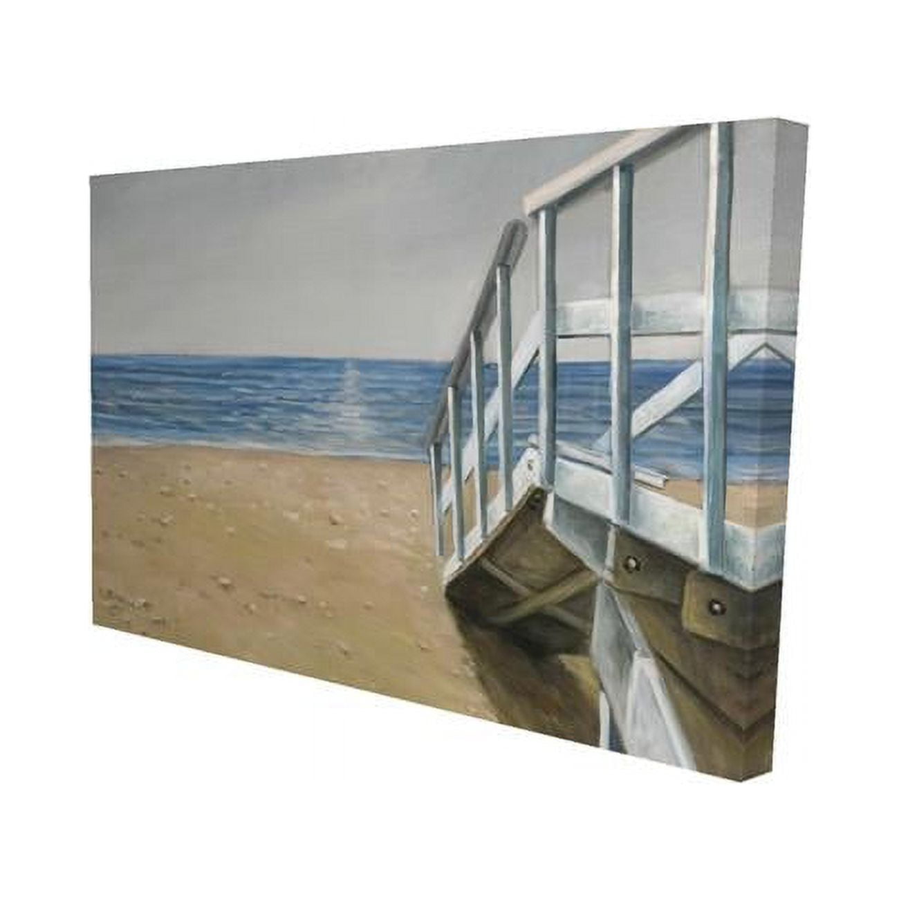 12 x 18 in. Seaside Landscape-Print on Canvas
