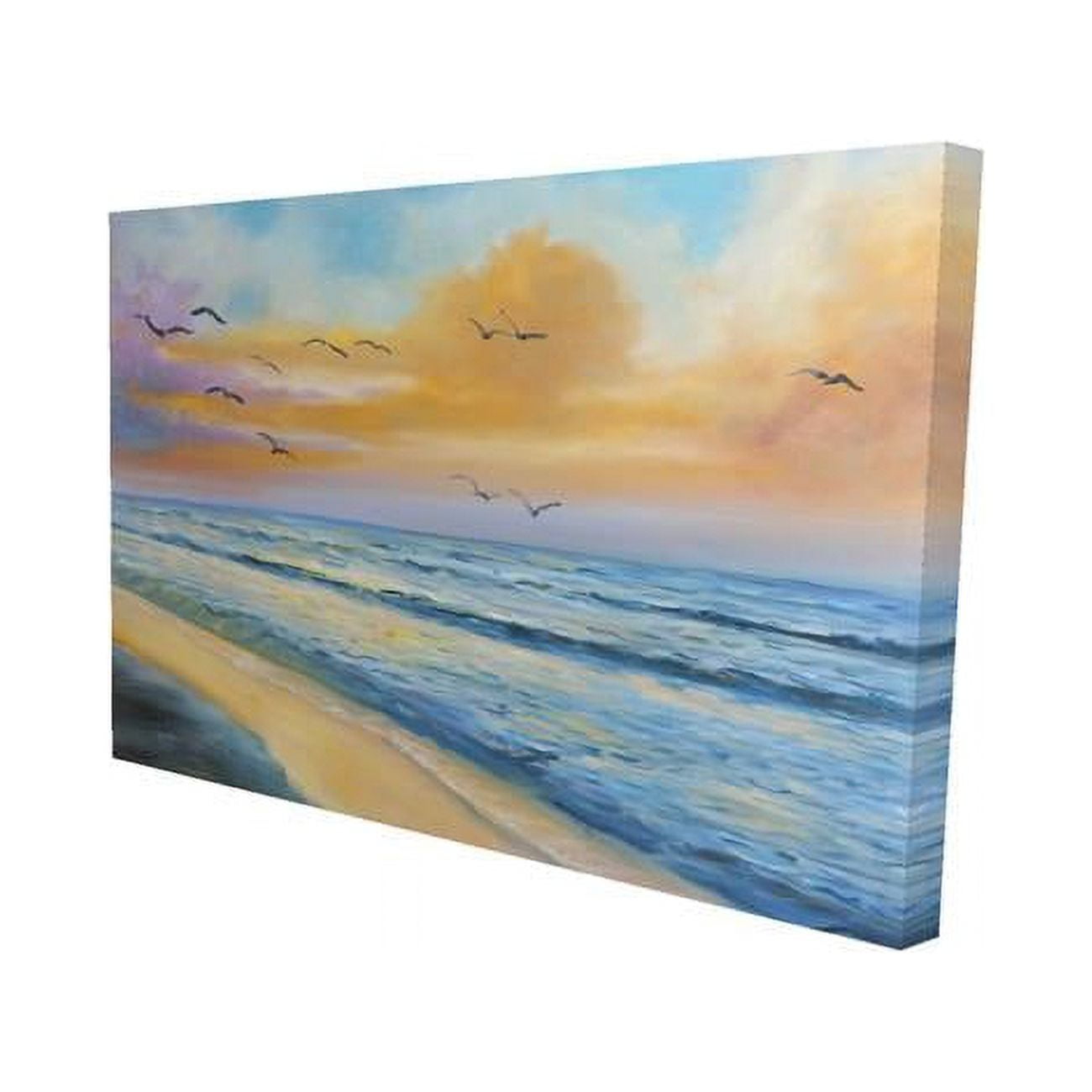 12 x 18 in. Breathtaking Tropical Sunset-Print on Canvas