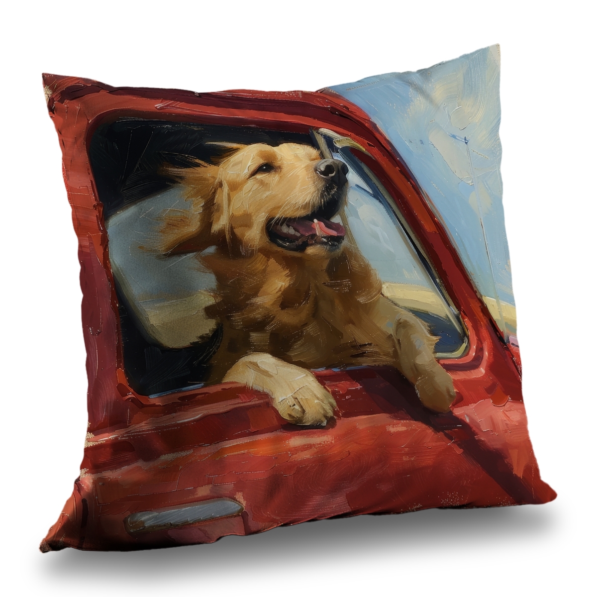 C1PT14149W2N54 14 x 14 in. Feel the Wind Poly Twill Throw Pillow - Home Decor with Insert