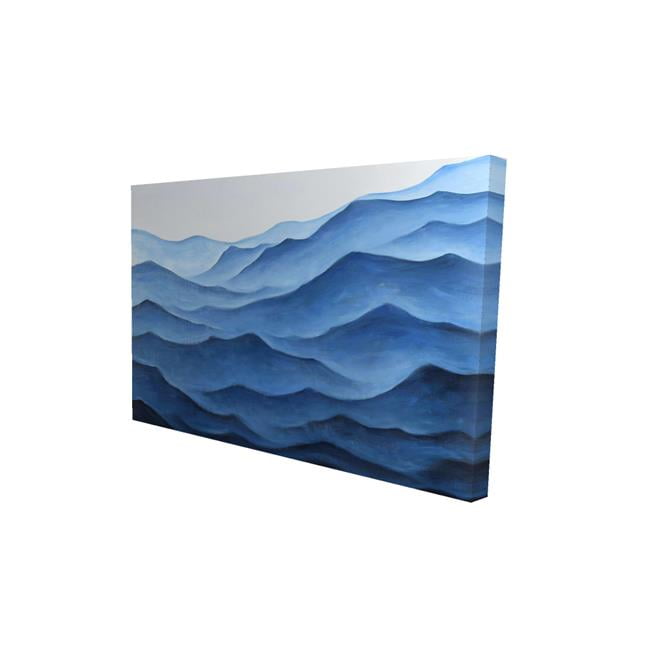 12 x 18 in. Blue Ocean-Print on Canvas