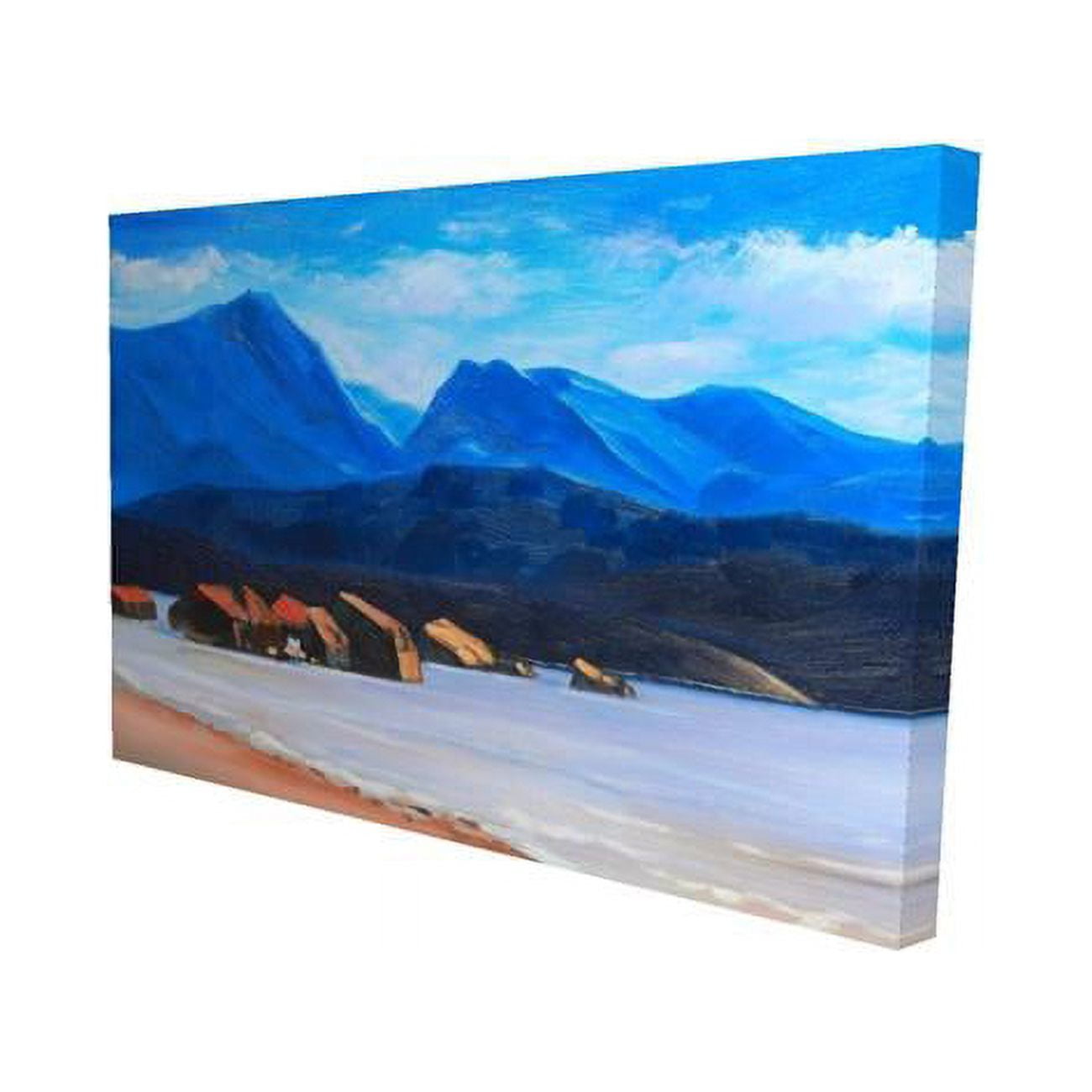 12 x 18 in. Scotland Calm Eddies-Print on Canvas
