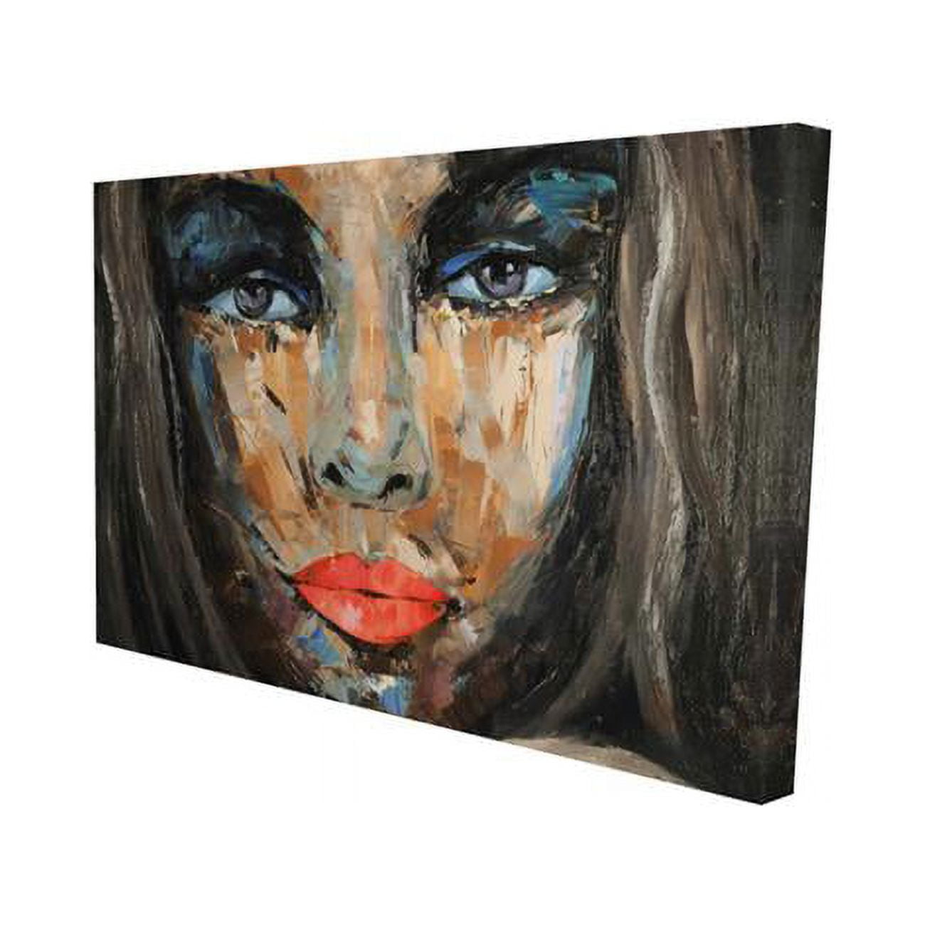 12 x 18 in. Colorful Portrait-Print on Canvas