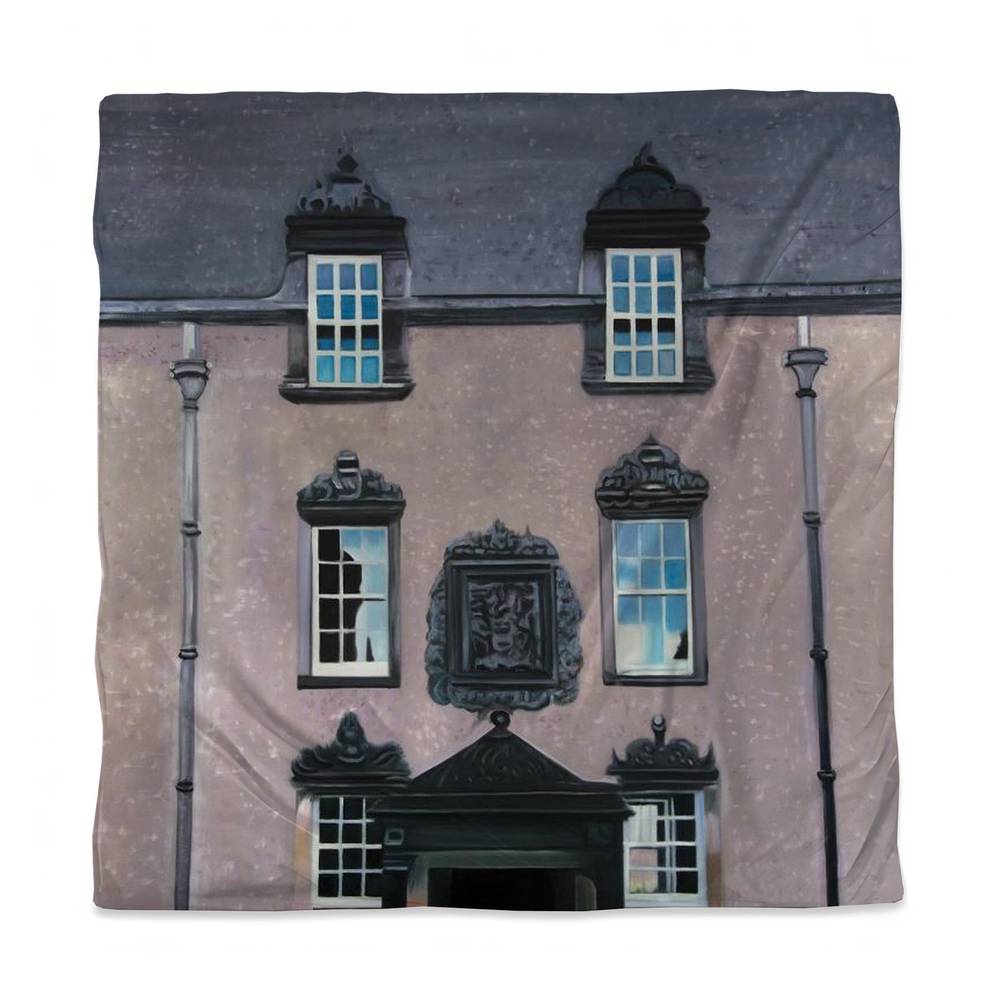 3817-SWCQ-AR13 Argylls Lodging Queen Size Duvet Cover - White Castle Decor