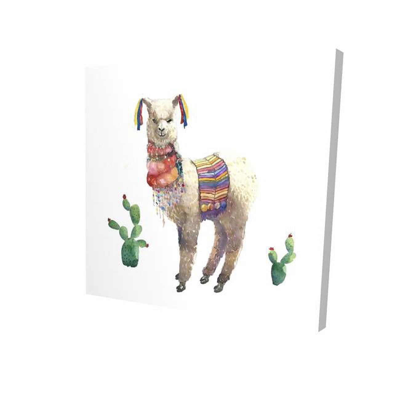 16 x 16 in. Lama Parade-Print on Canvas