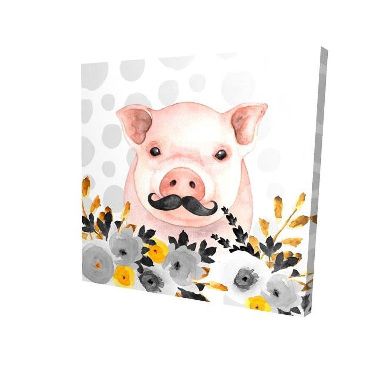 16 x 16 in. Little Disguised Pig-Print on Canvas