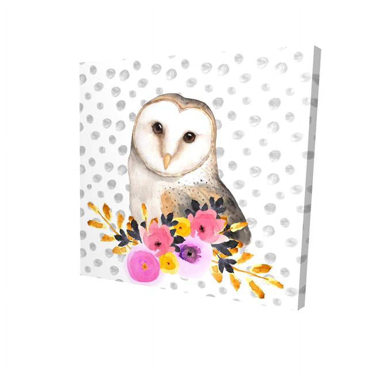 16 x 16 in. Beautiful Owl-Print on Canvas
