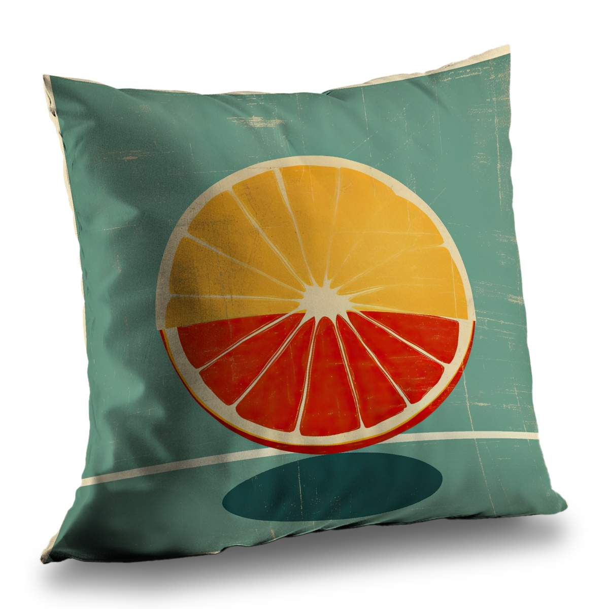 C1PT1414KYW6HL 14 x 14 in. Lemon & Tangerine Kitchen Still Life Throw Pillow Insert - Home Decor