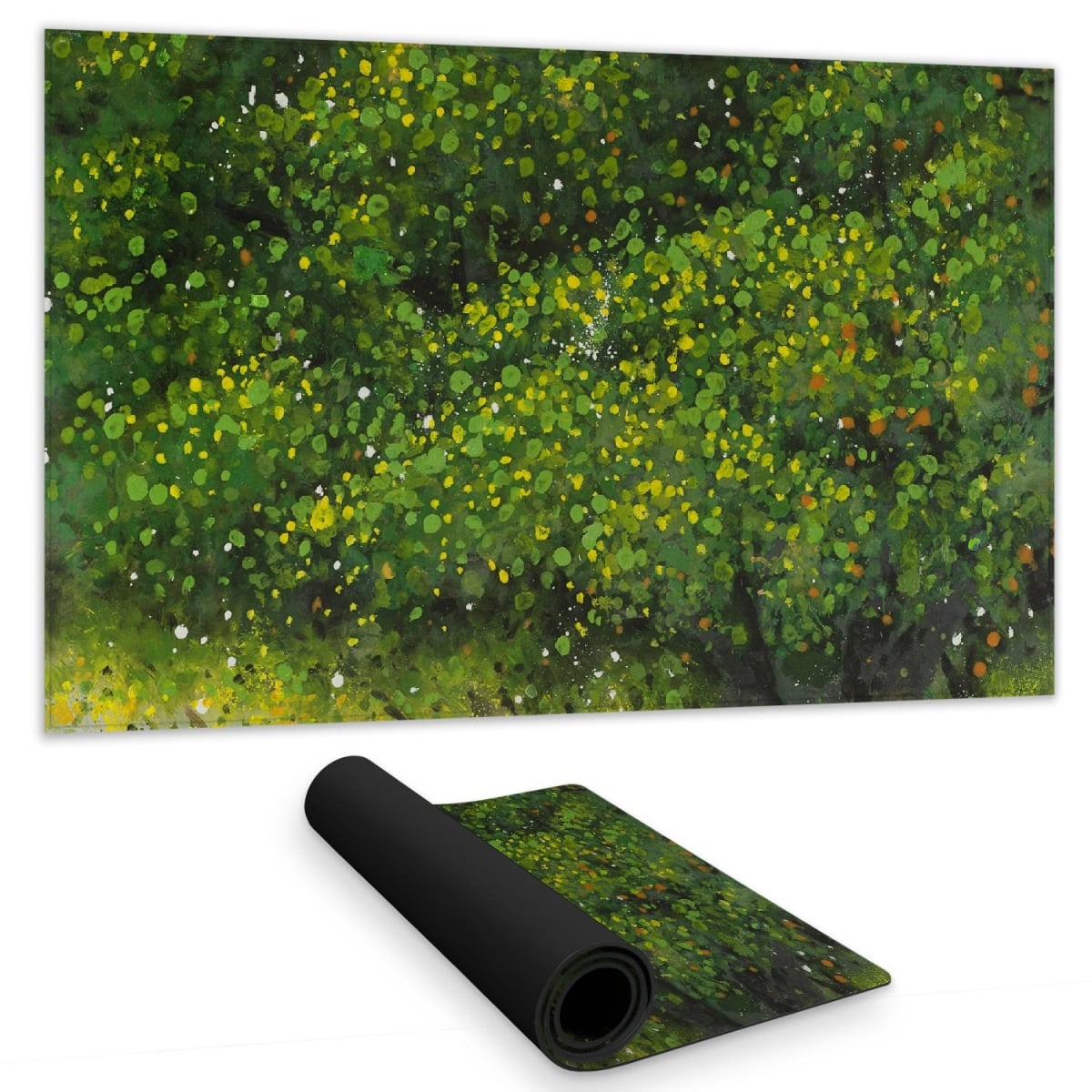 C1DM1424TNBA9Y 14 x 24 in. Forest by Summer - Brown Contemporary Desk Mat for Home Decor