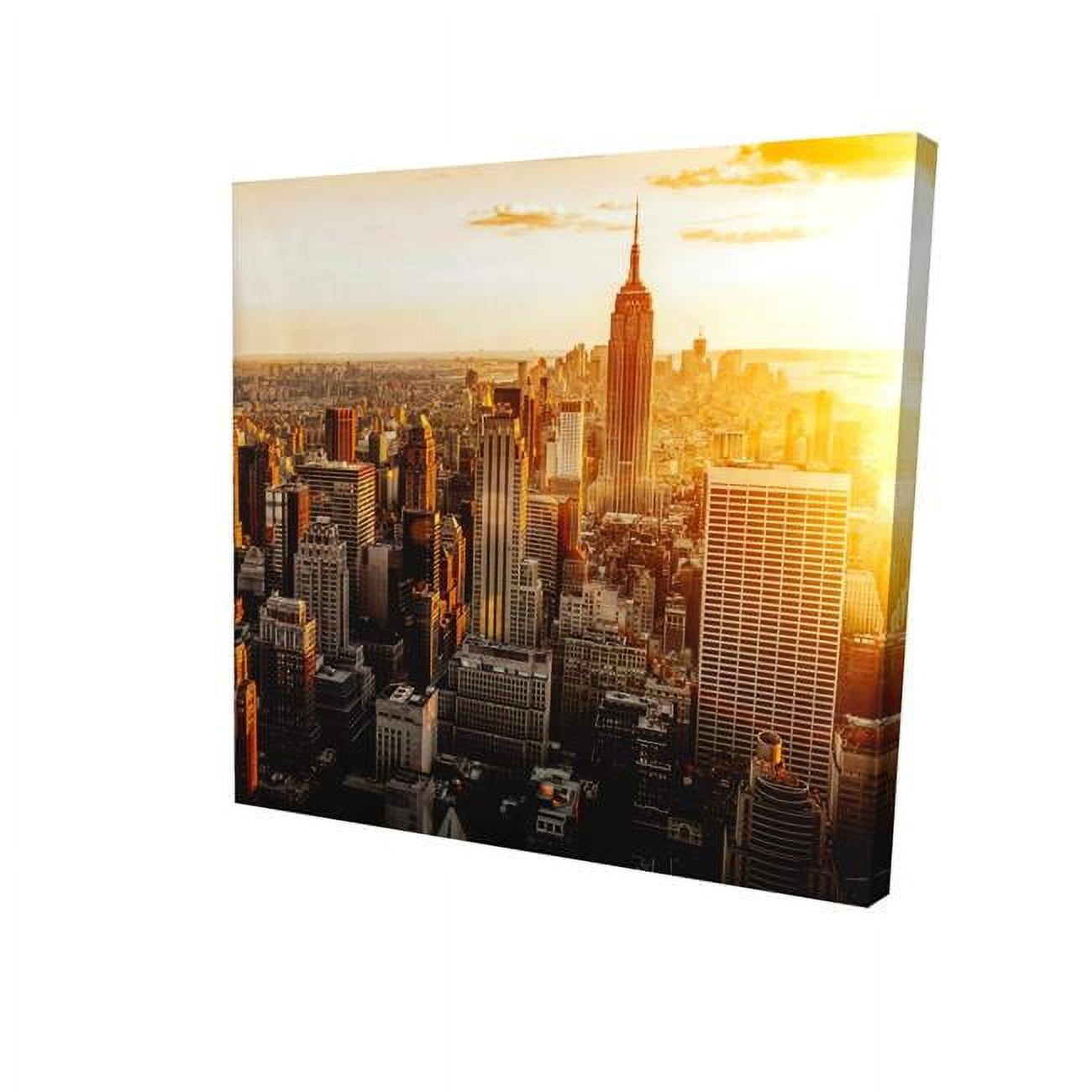 16 x 16 in. New York City At Sunset-Print on Canvas