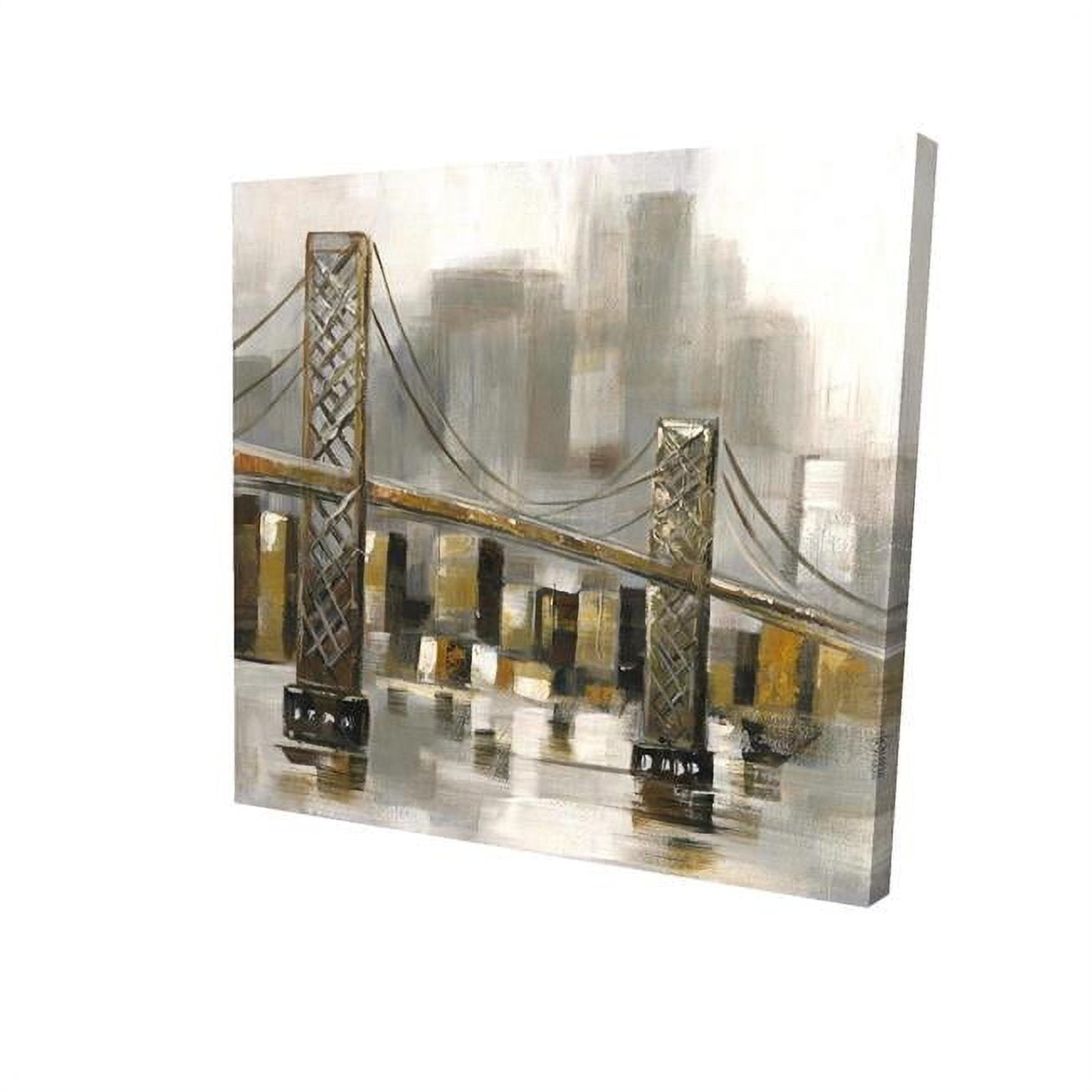 16 x 16 in. Bridge by A Cloudy Day-Print on Canvas