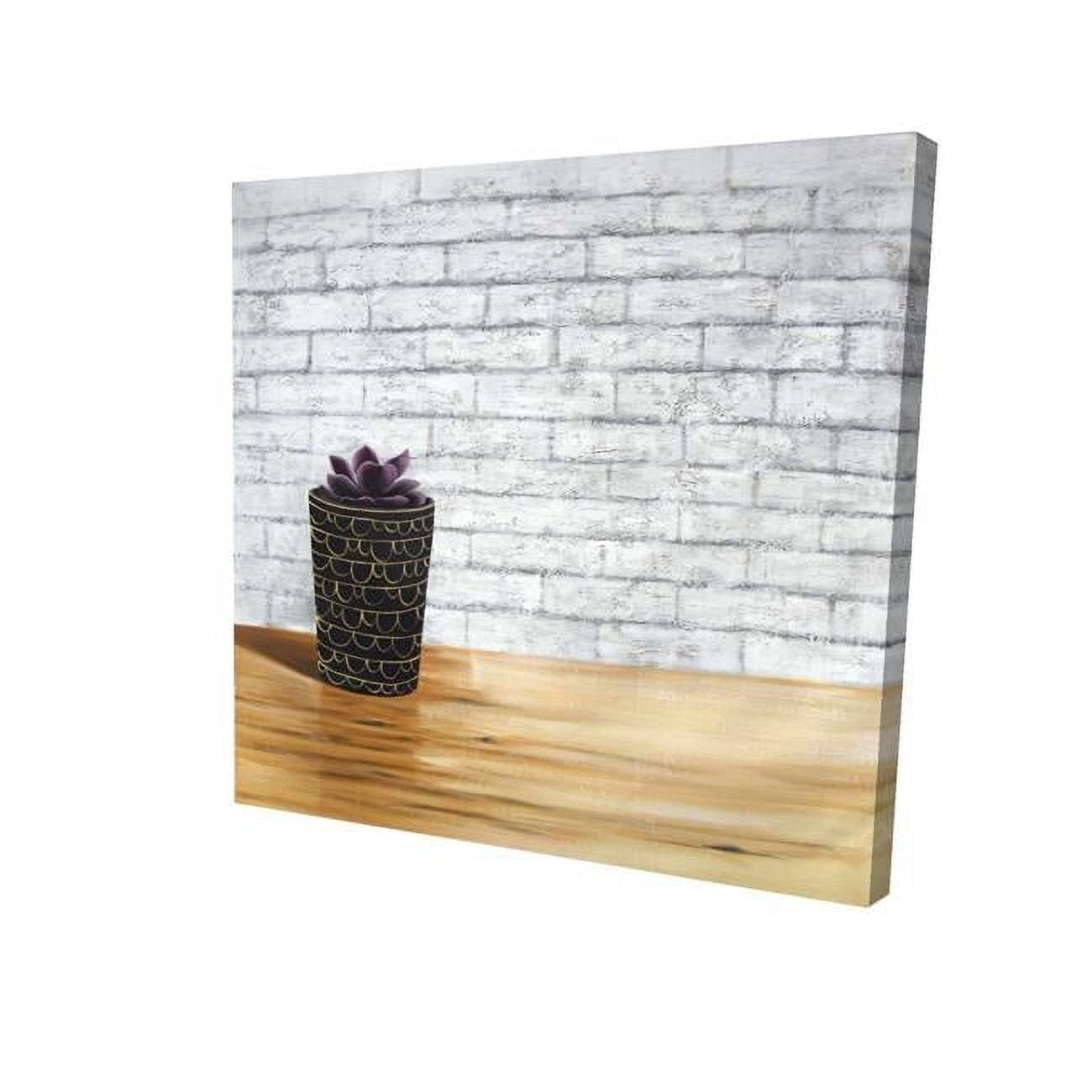 16 x 16 in. Succulent In A Pot-Print on Canvas