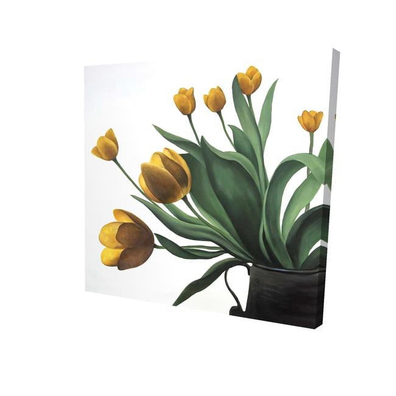 16 x 16 in. Yellow Tulips-Print on Canvas