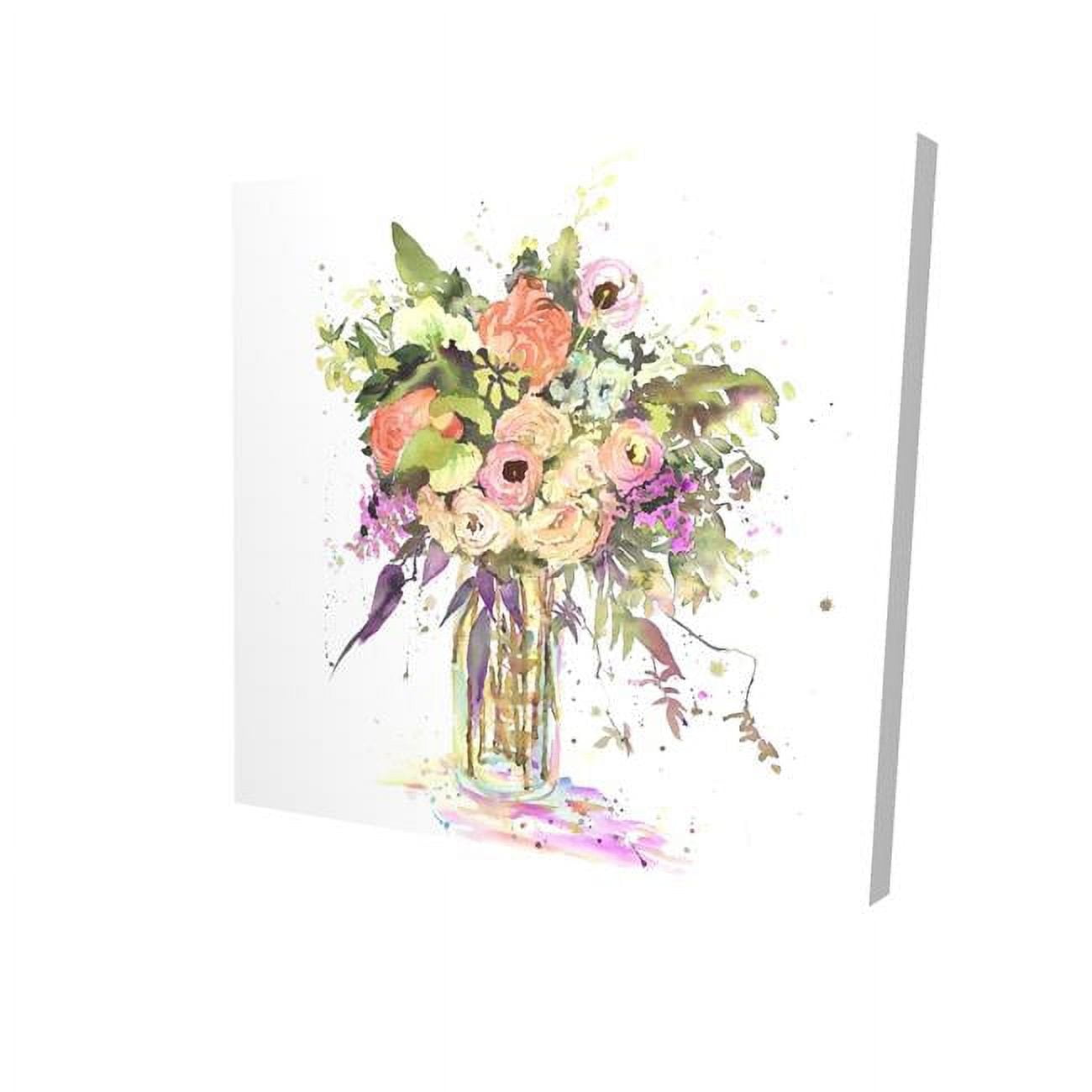 16 x 16 in. Romantic Bouquet-Print on Canvas