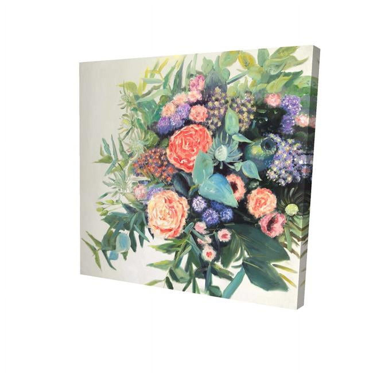 16 x 16 in. Flowers Melody-Print on Canvas
