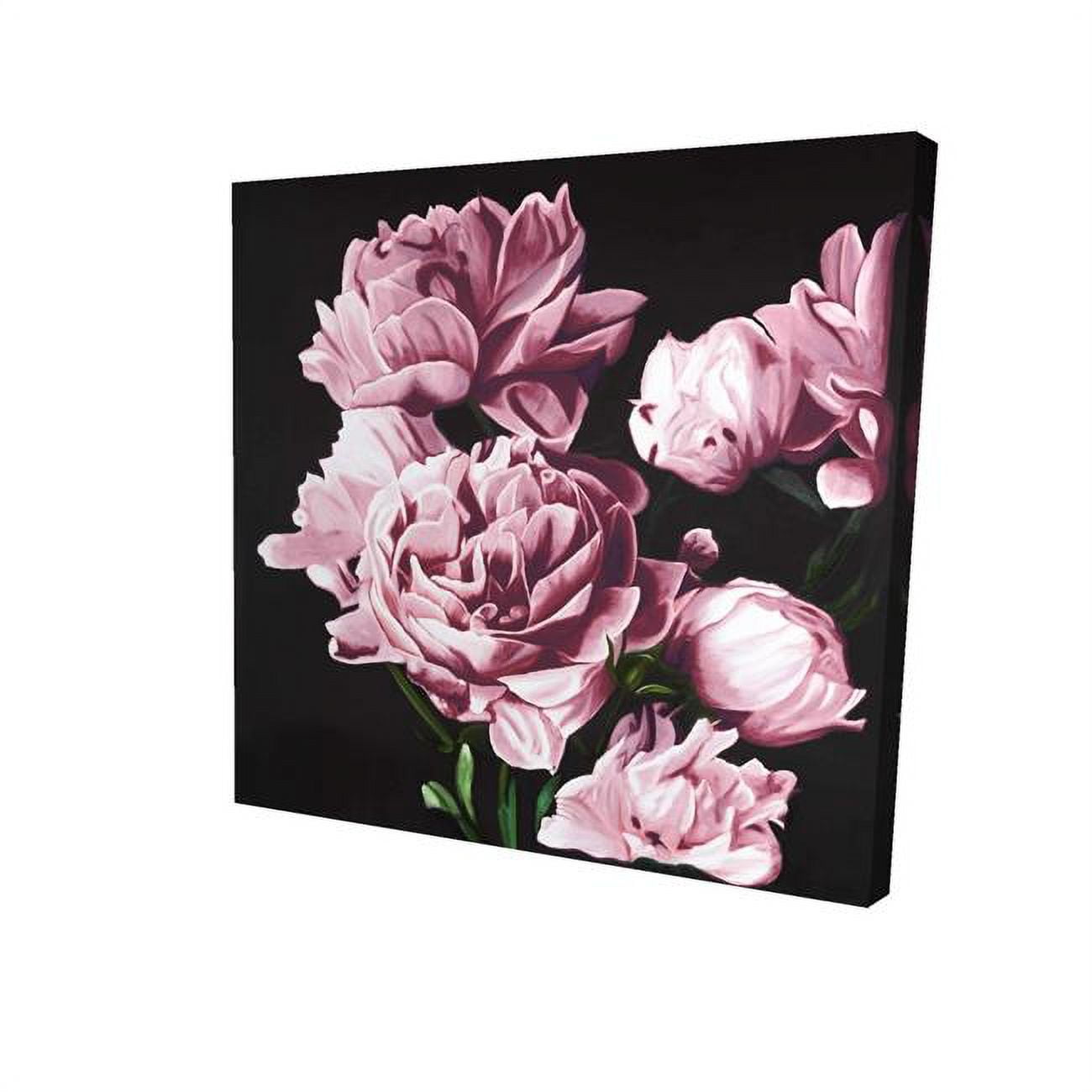 16 x 16 in. Pink Peonies-Print on Canvas