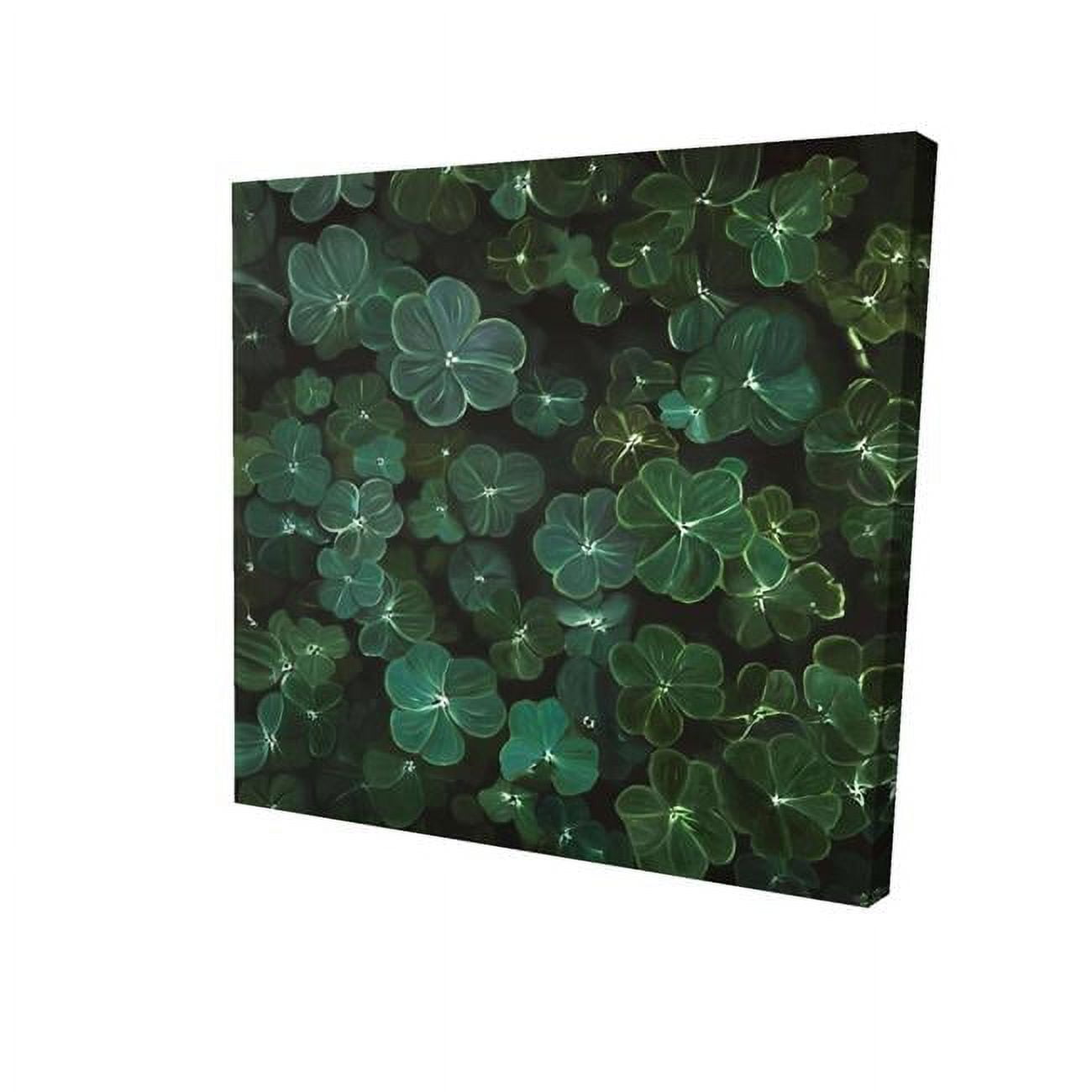 16 x 16 in. Clovers-Print on Canvas