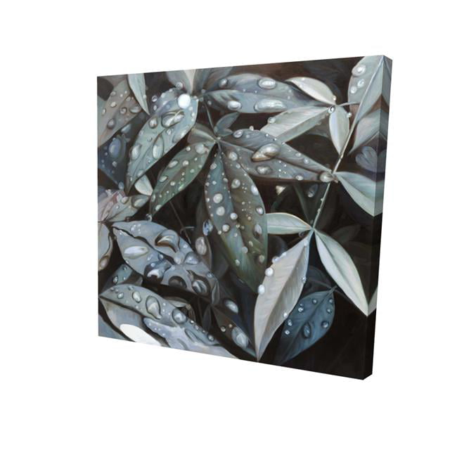 16 x 16 in. Leaves After Rain-Print on Canvas