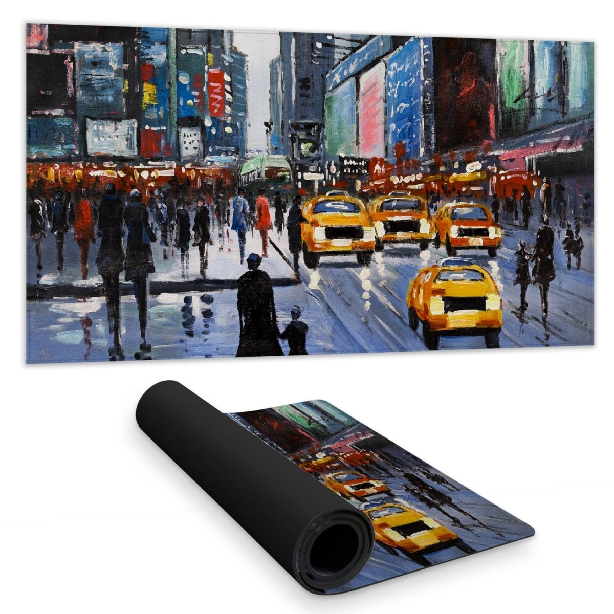 C1DM1531DOCCCB 16 x 32 in. Peak Hour Bedroom Blue Desk Mat - Home Decor Essential