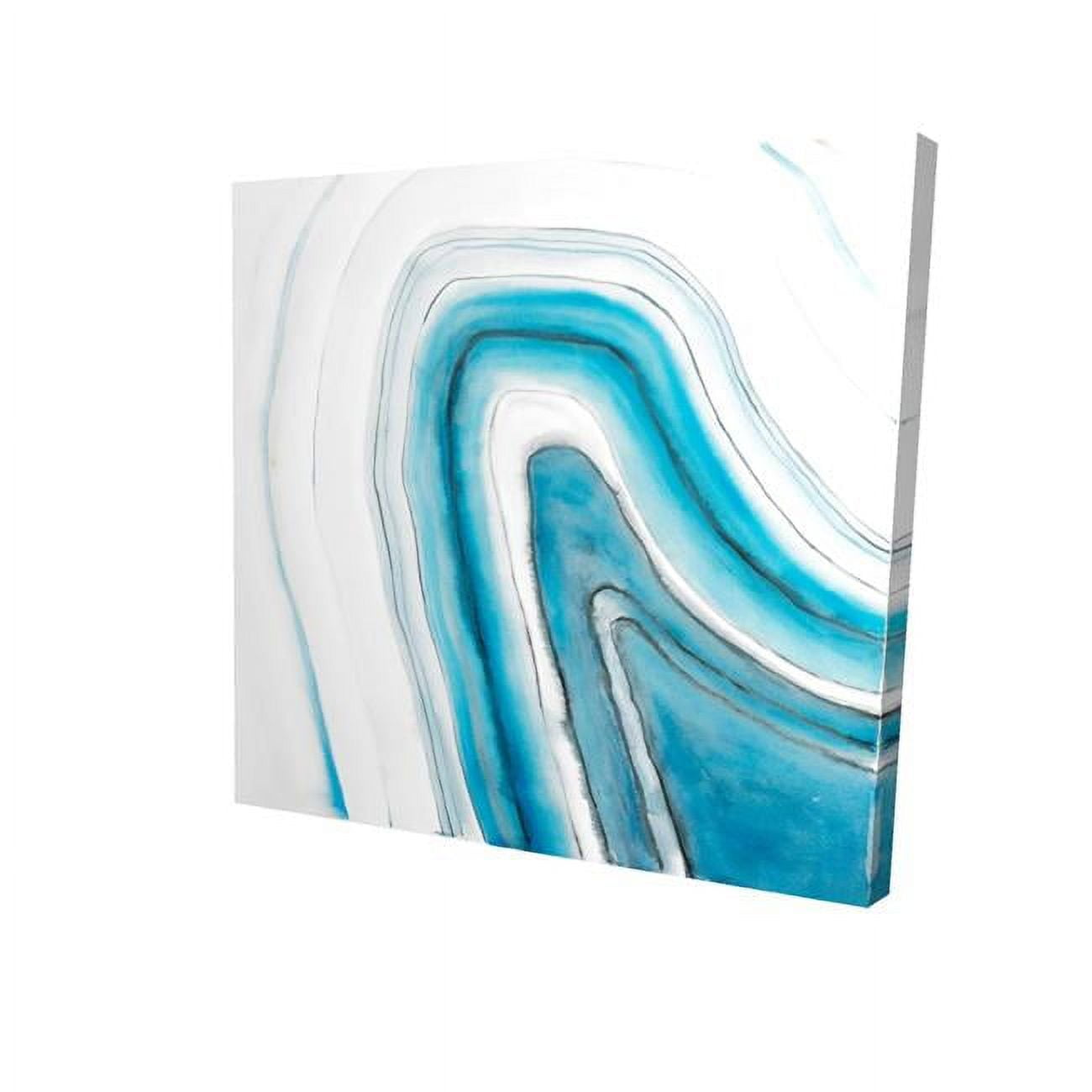 16 x 16 in. Round Geode-Print on Canvas
