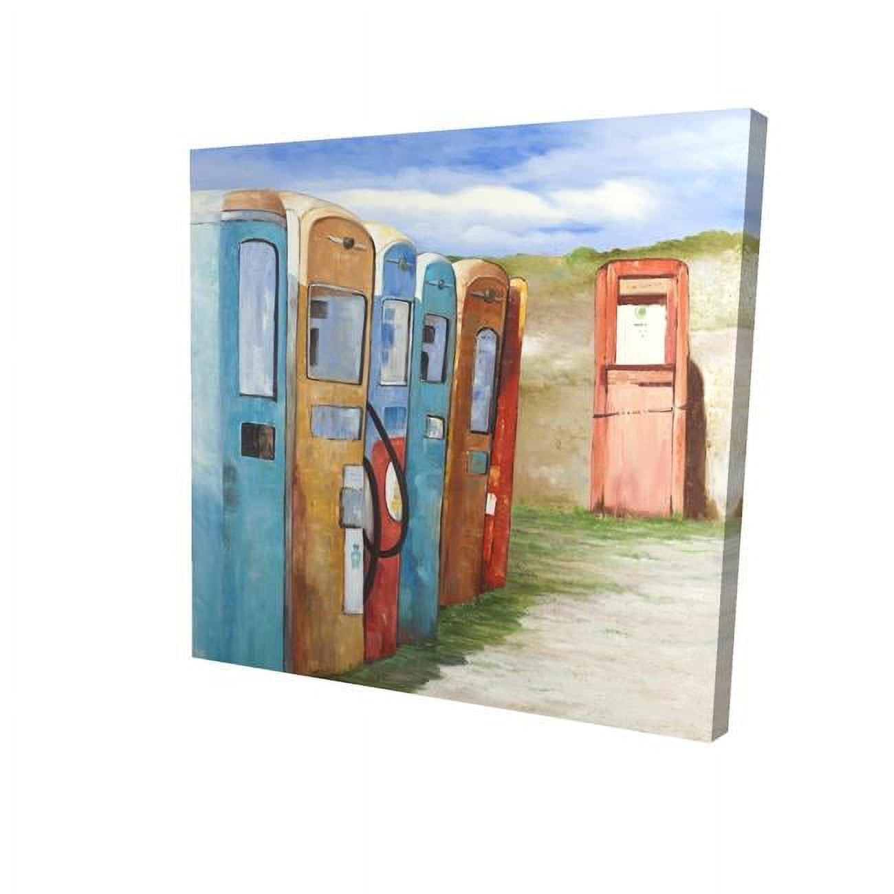 16 x 16 in. Old Gas Pumps-Print on Canvas