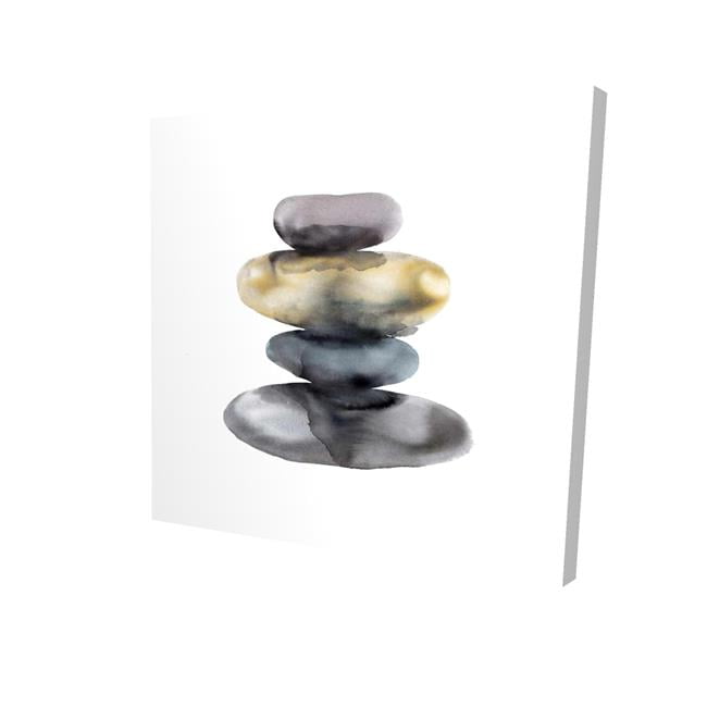 16 x 16 in. Hot Stones-Print on Canvas