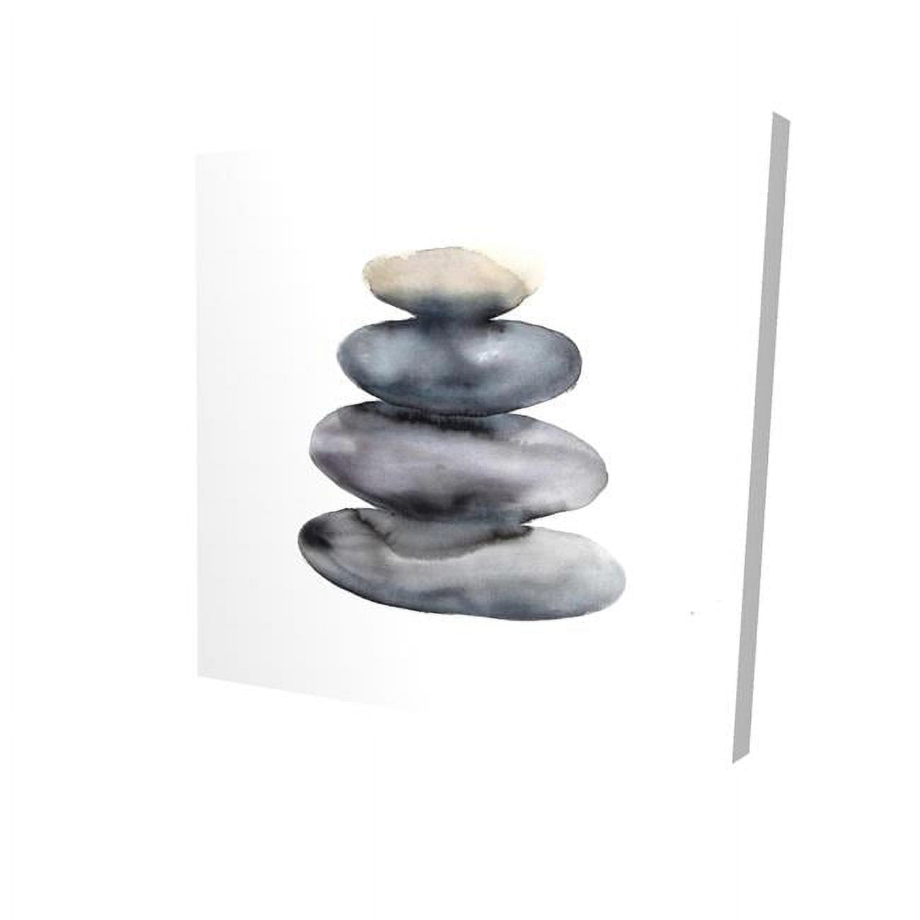 16 x 16 in. Four Hot Stones-Print on Canvas