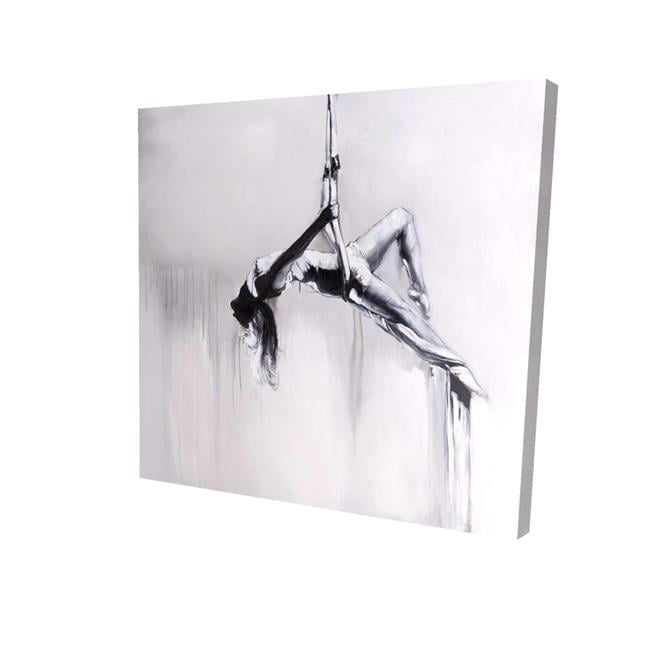 16 x 16 in. Dancer on Aerial Contortion-Print on Canvas