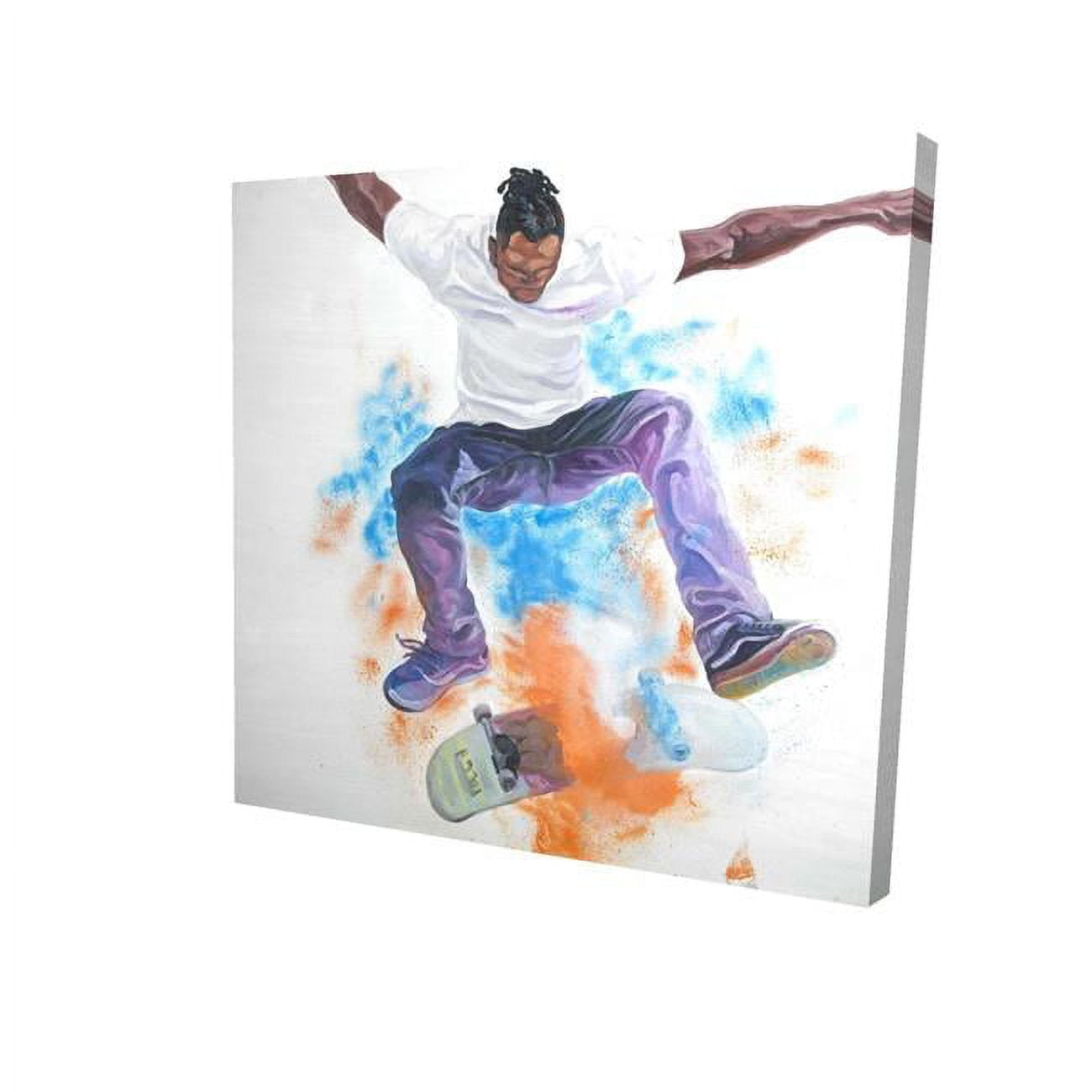 16 x 16 in. Skater-Print on Canvas