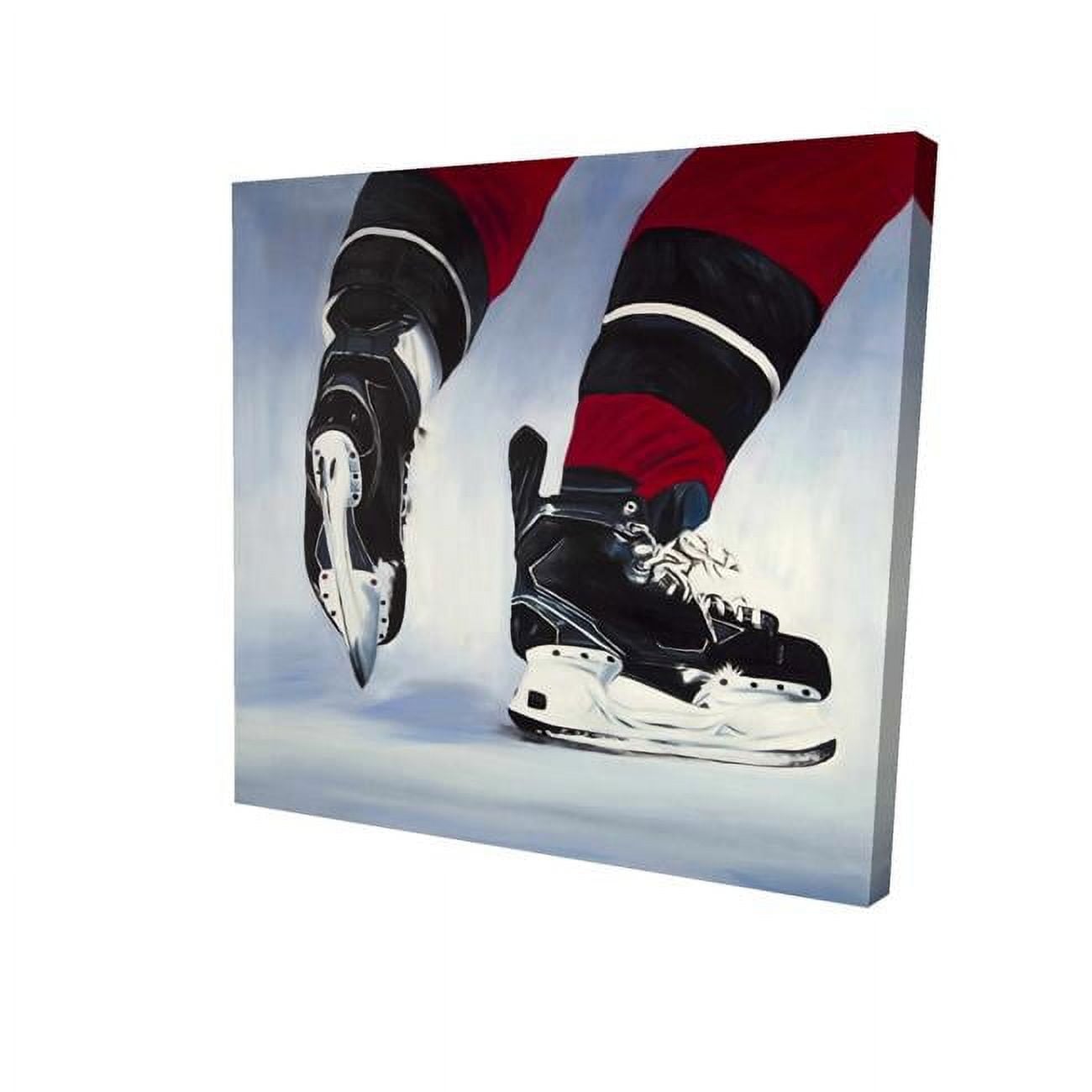 16 x 16 in. Hockey Player-Print on Canvas