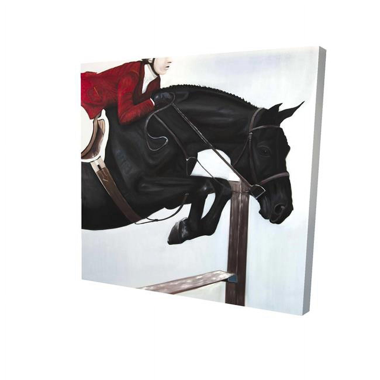 16 x 16 in. Riding Competition-Print on Canvas