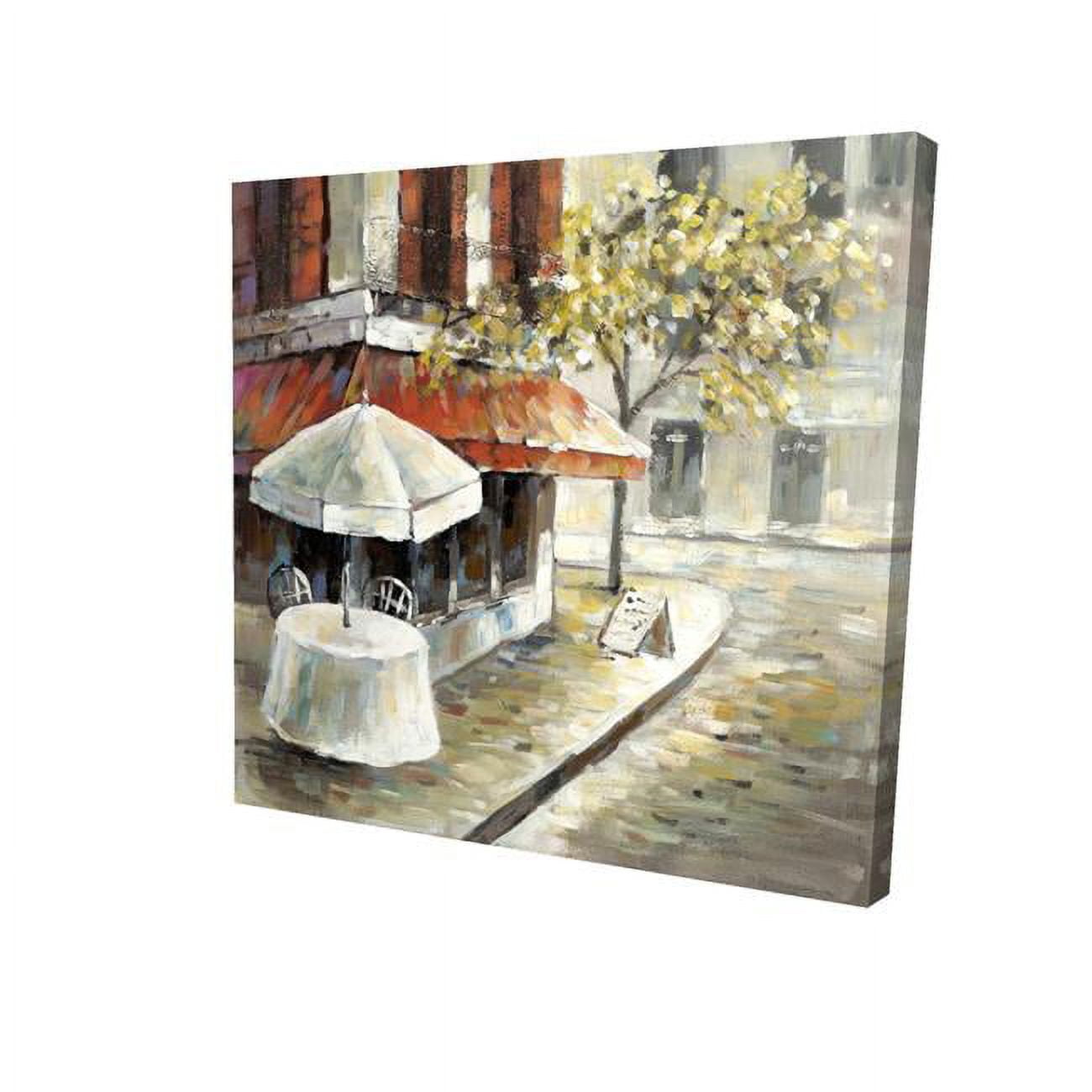 16 x 16 in. Deserted & Sunny Street-Print on Canvas