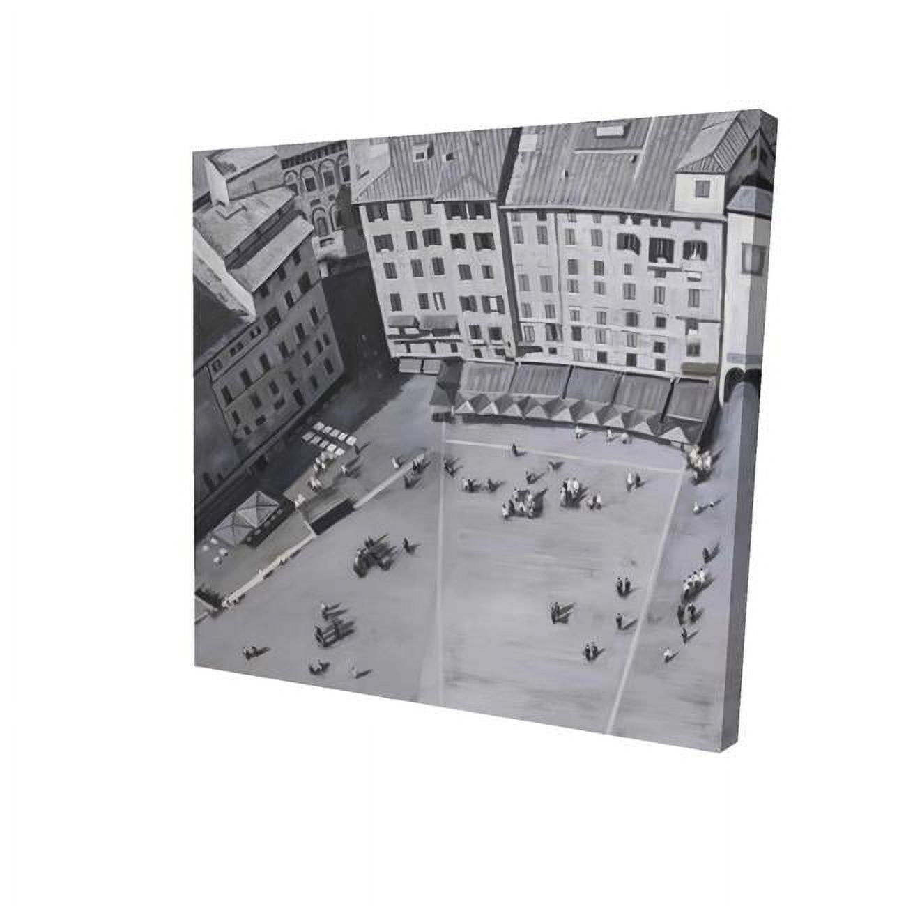 16 x 16 in. Piazza Del Campo In Italie-Print on Canvas
