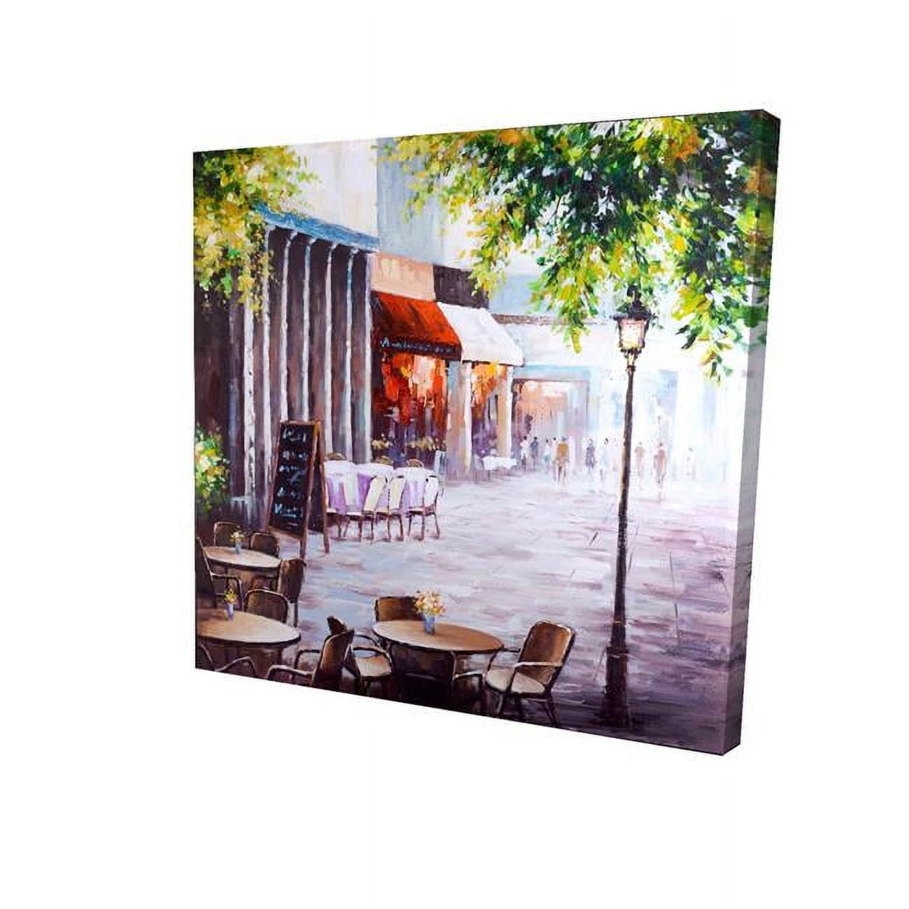 16 x 16 in. Outdoor Restaurant-Print on Canvas