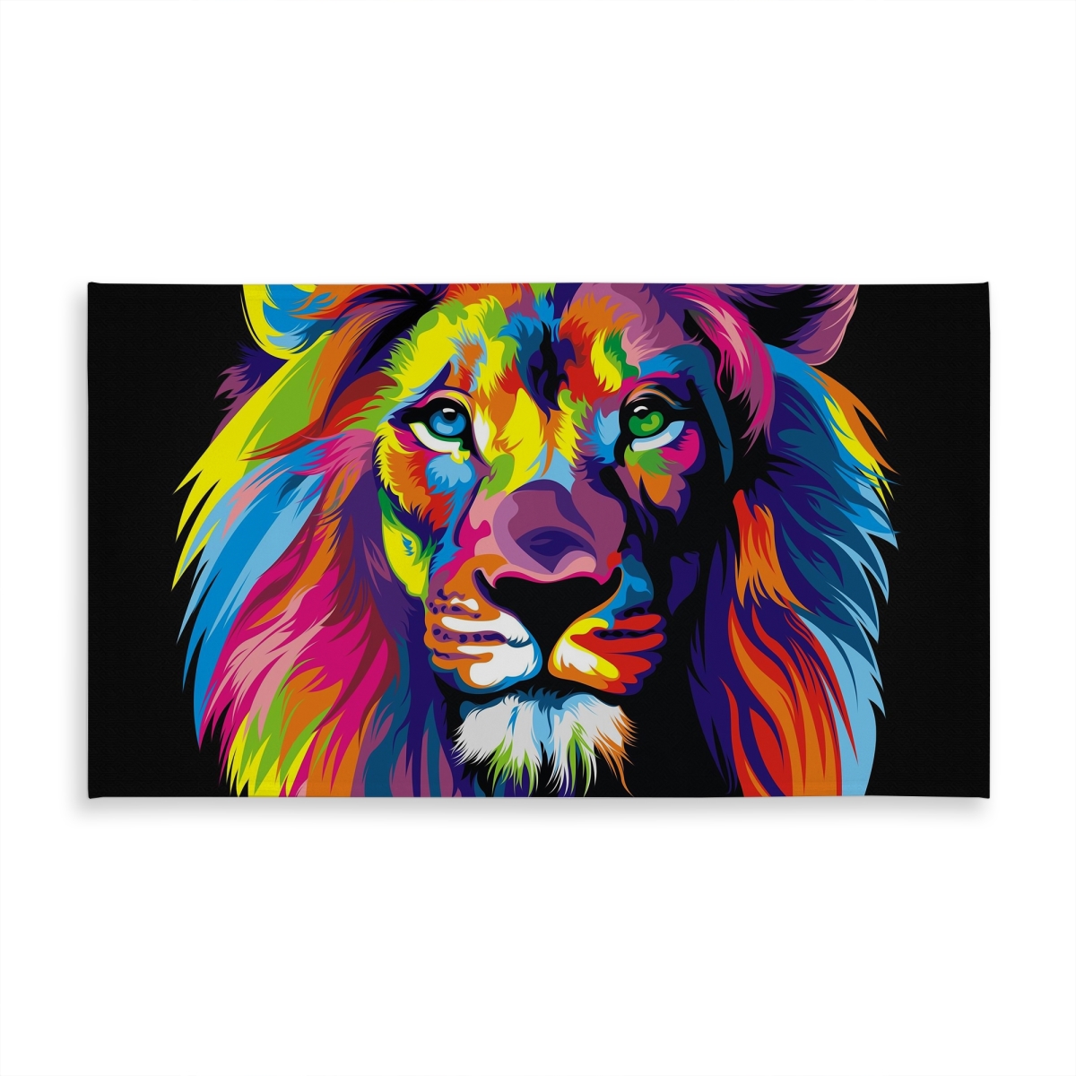 Picture of Begin Home Decor C1TCLRGESUFUWI 58 x 102 in. Lion Tablecloth for Home Decor - Indoor & Outdoor Use