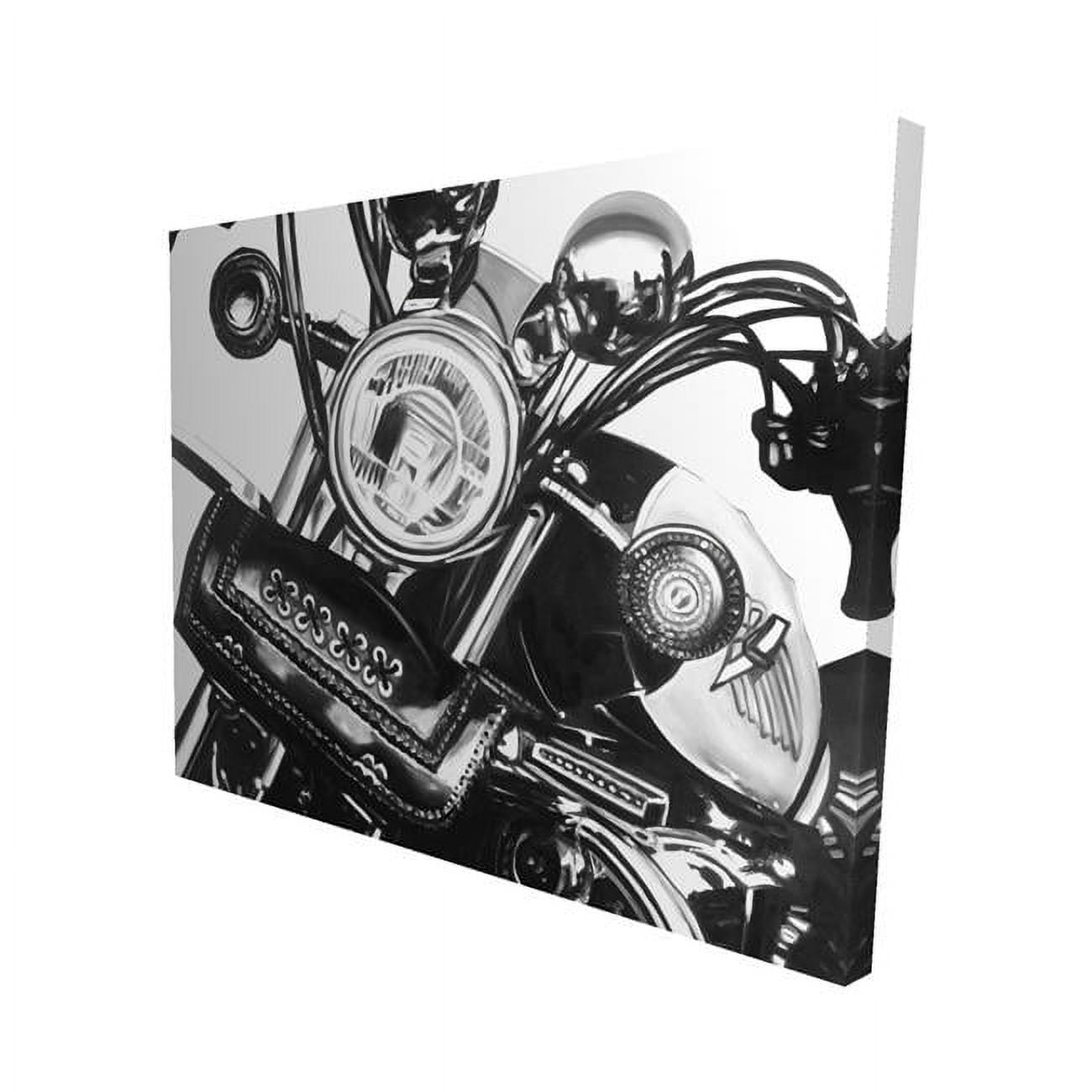16 x 20 in. Realistic Motorcycle-Print on Canvas