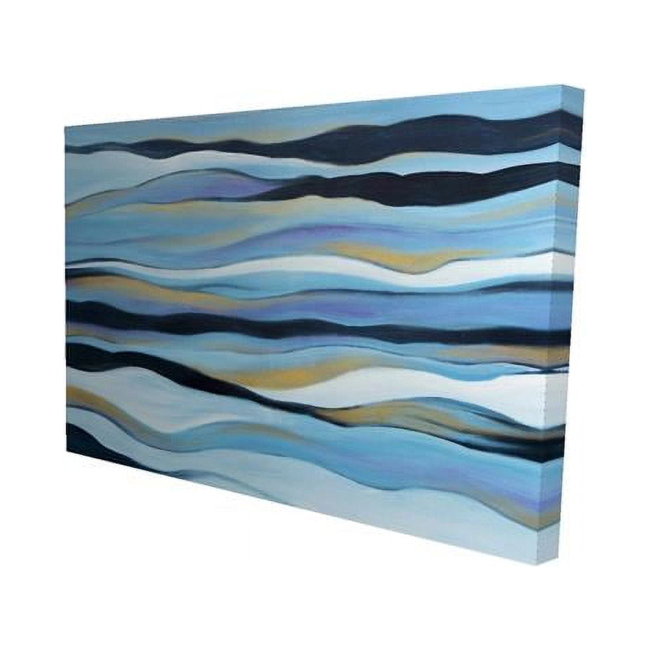 20 x 30 in. Blue Sweep-Print on Canvas