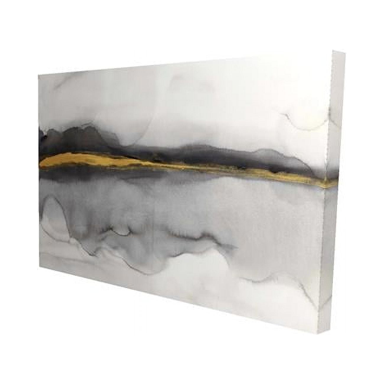 20 x 30 in. Gold Stripe Abstract-Print on Canvas