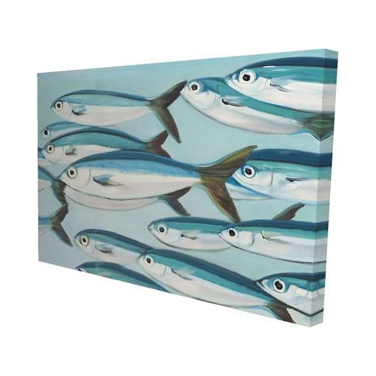 20 x 30 in. Small Fish of Caesio Caerulaurea-Print on Canvas