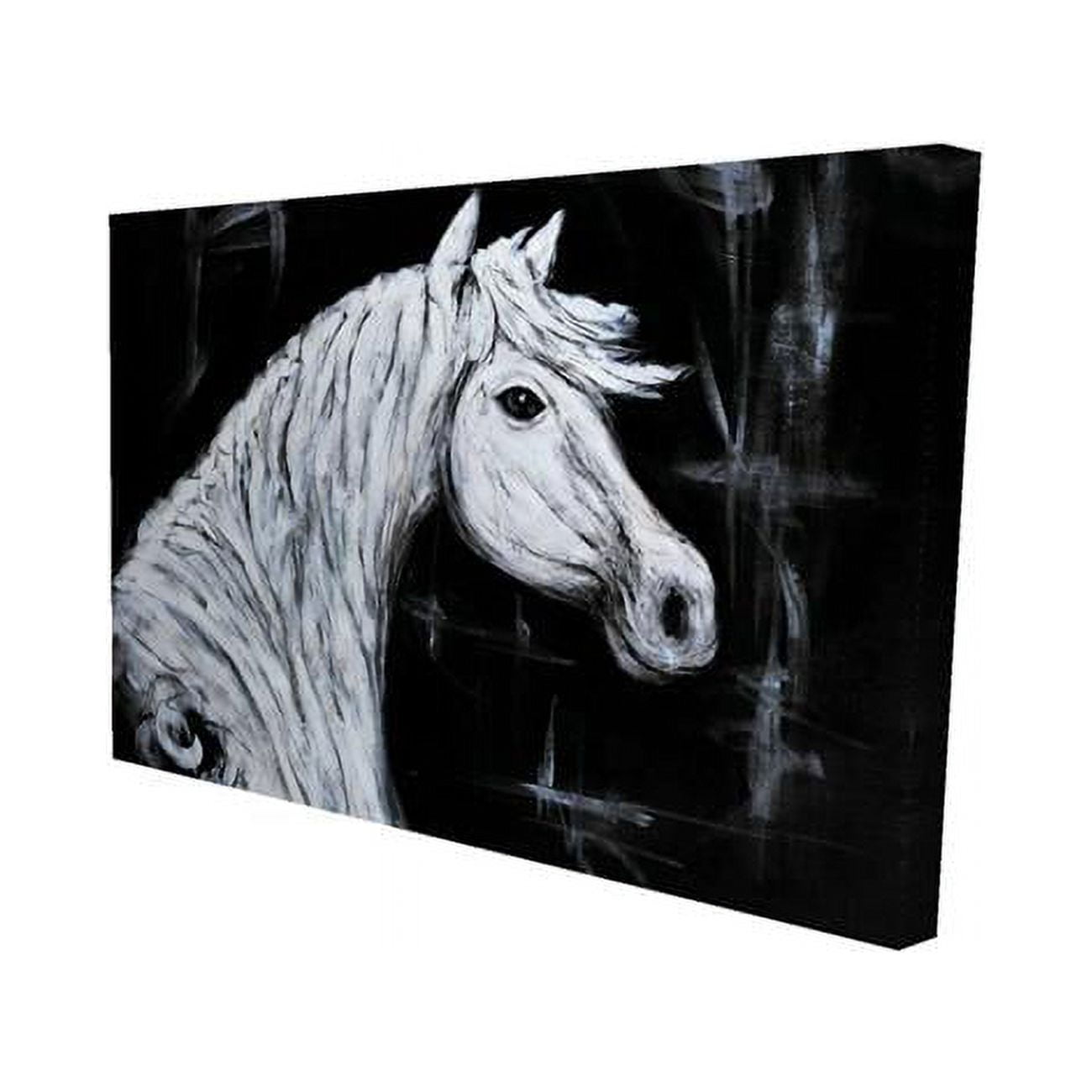 20 x 30 in. Horse Profile View-Print on Canvas