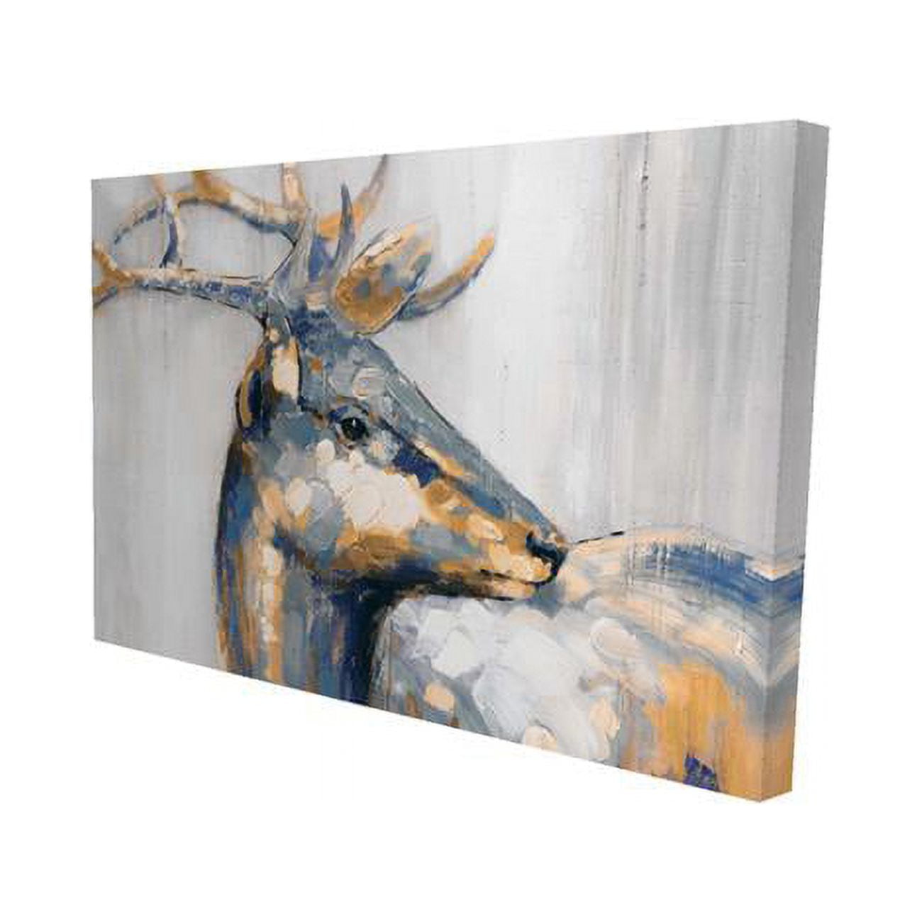 20 x 30 in. Golden Deer-Print on Canvas